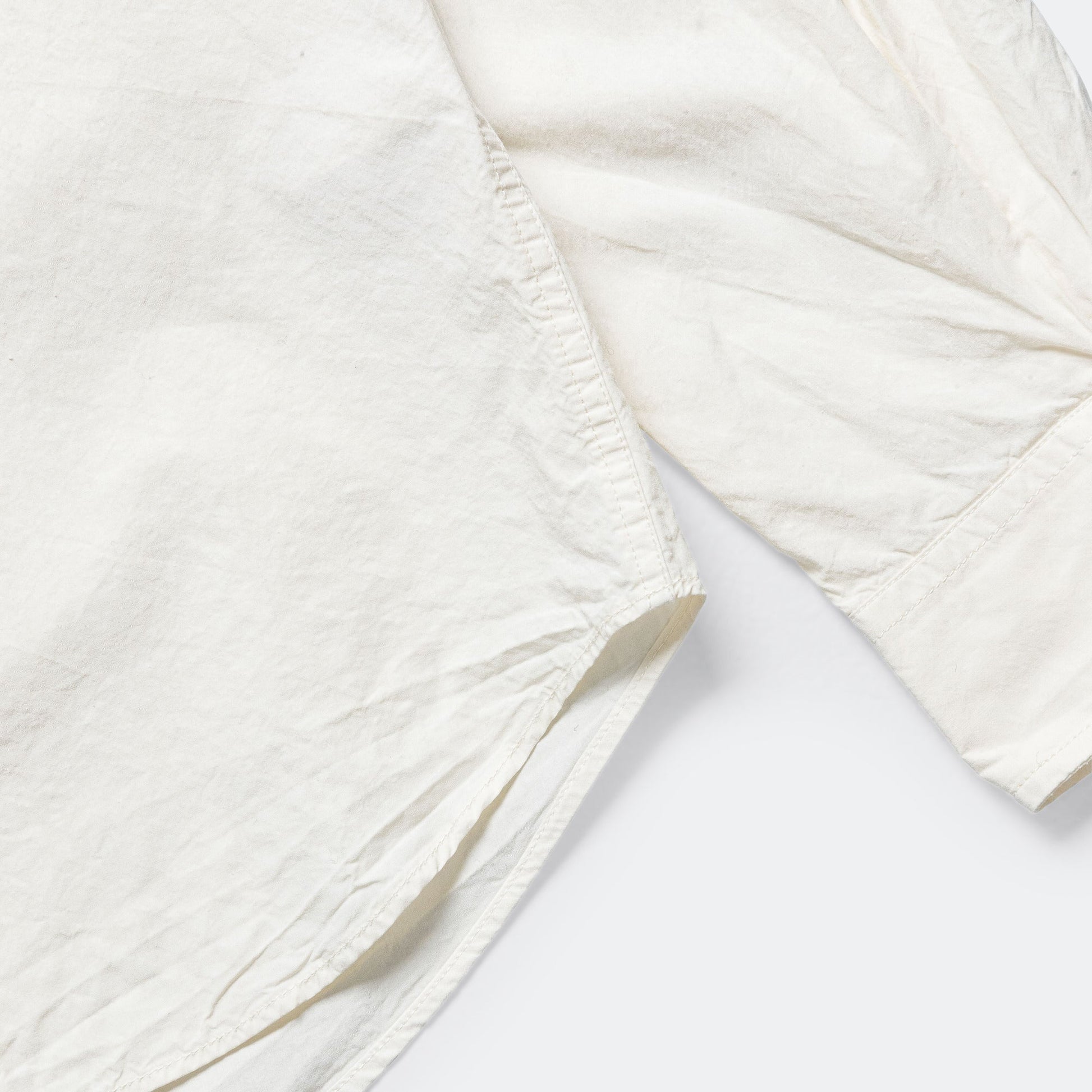 Osvald Cotton Tencel Shirt - Enamel White