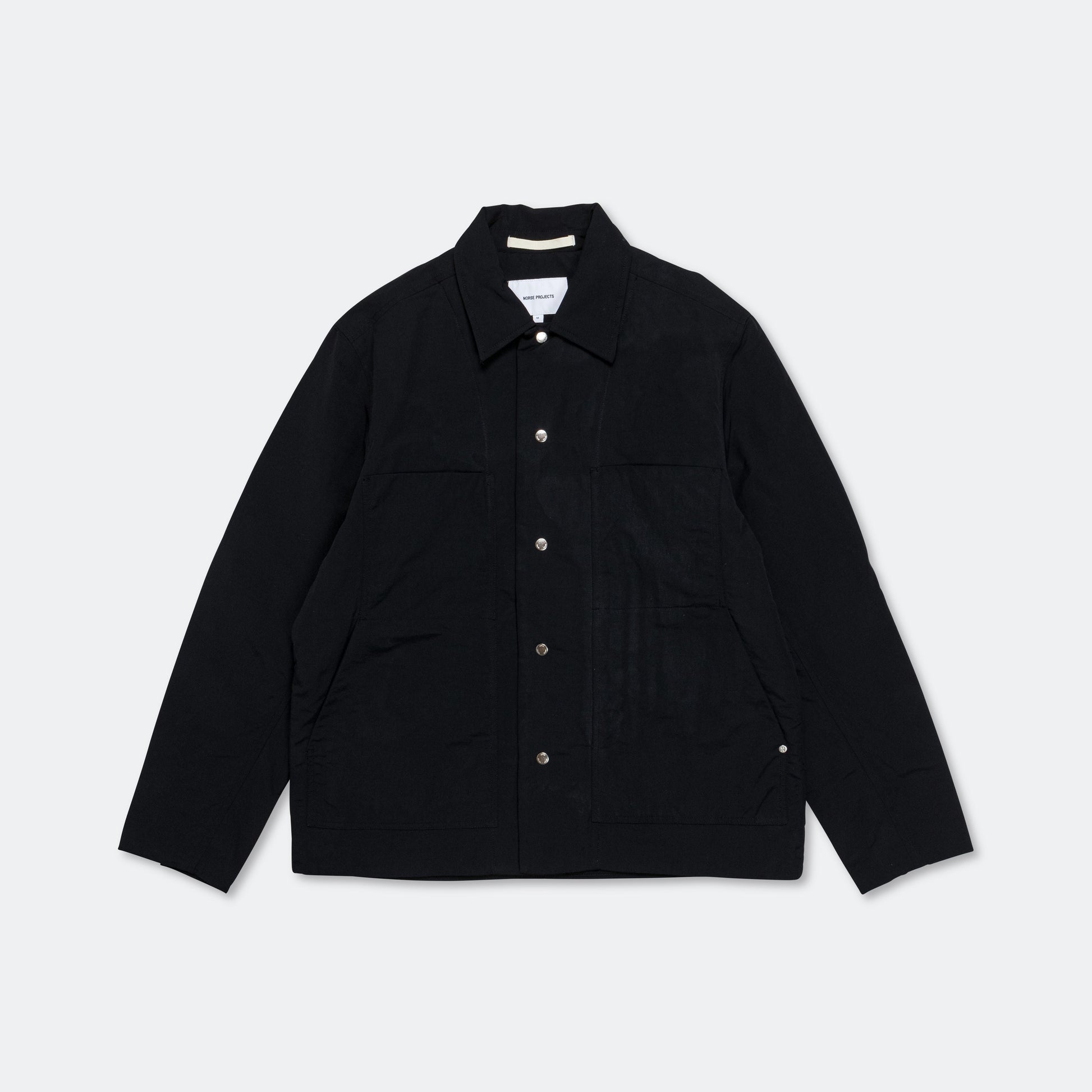 Pelle Waxed Nylon Insulated Jacket - Dark Navy