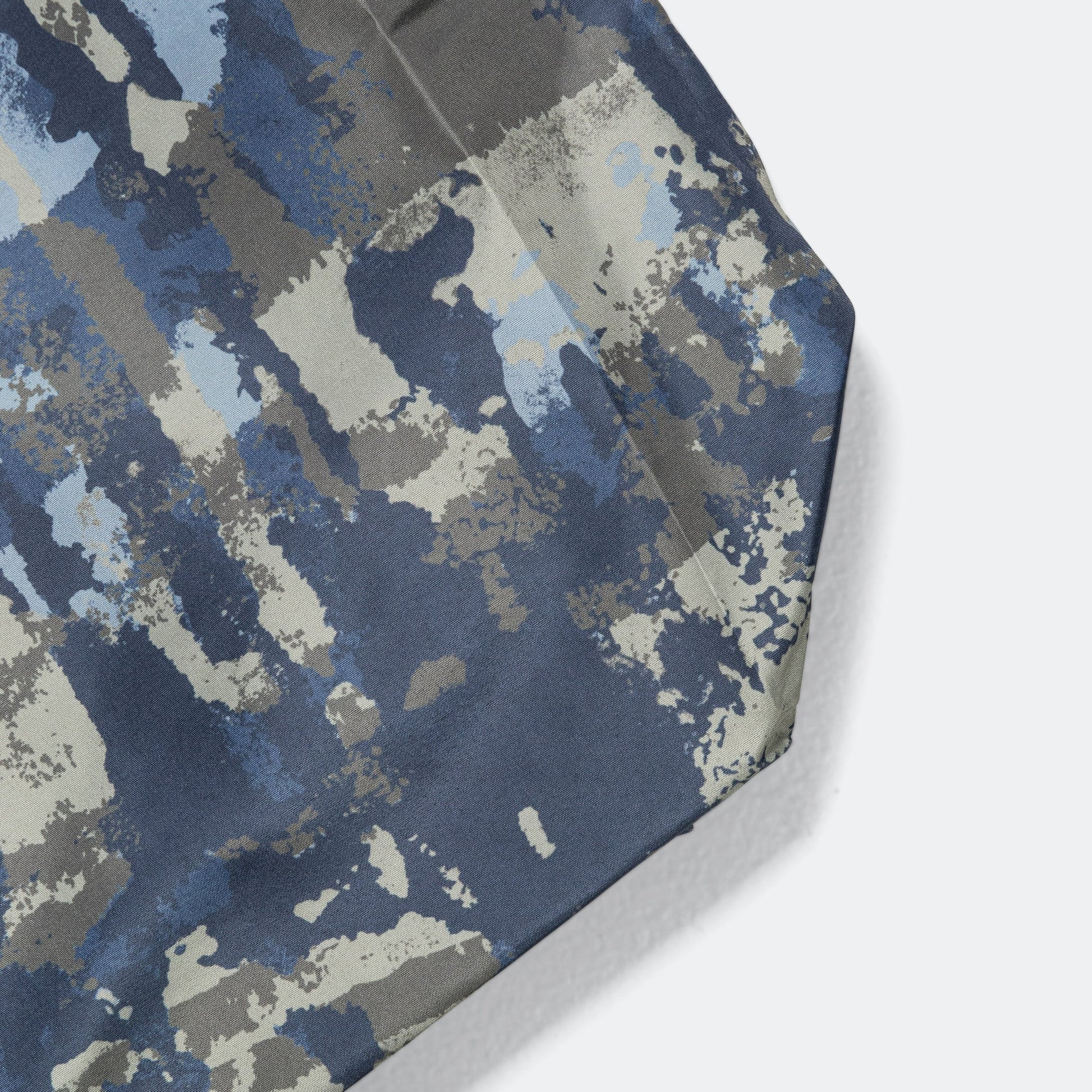 Print Technical Tote - Steel Blue
