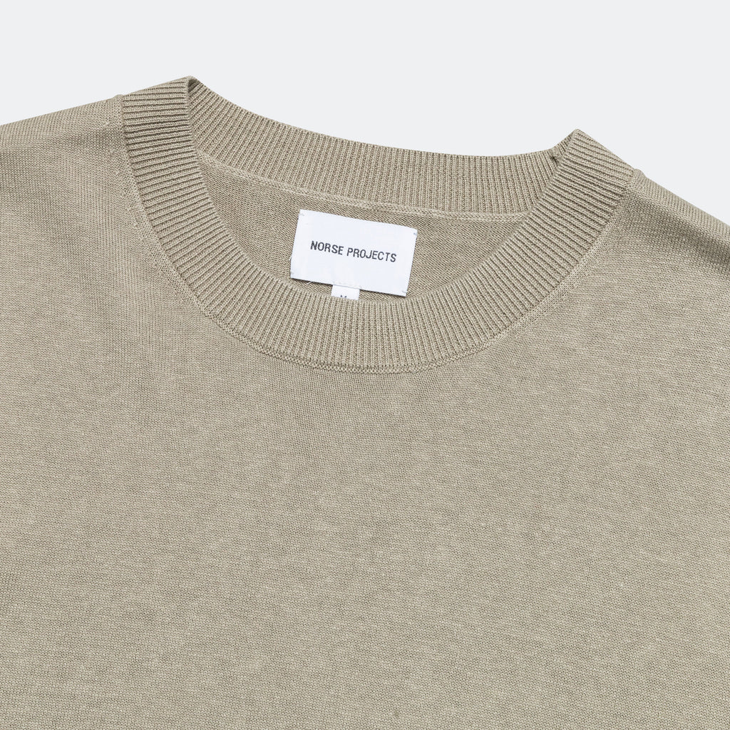 Rhys Cotton Linen T-Shirt - Clay