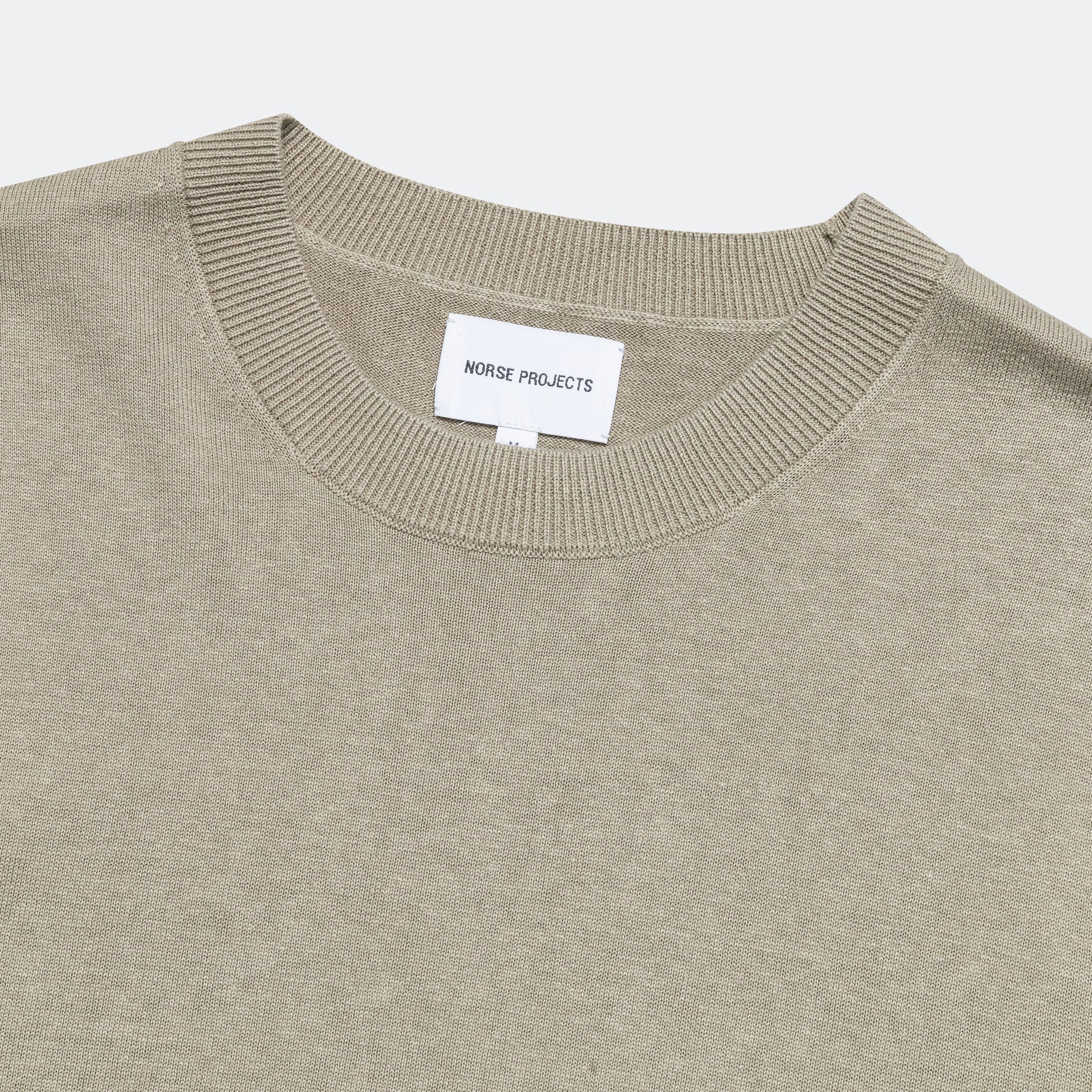 Rhys Cotton Linen T-Shirt - Clay