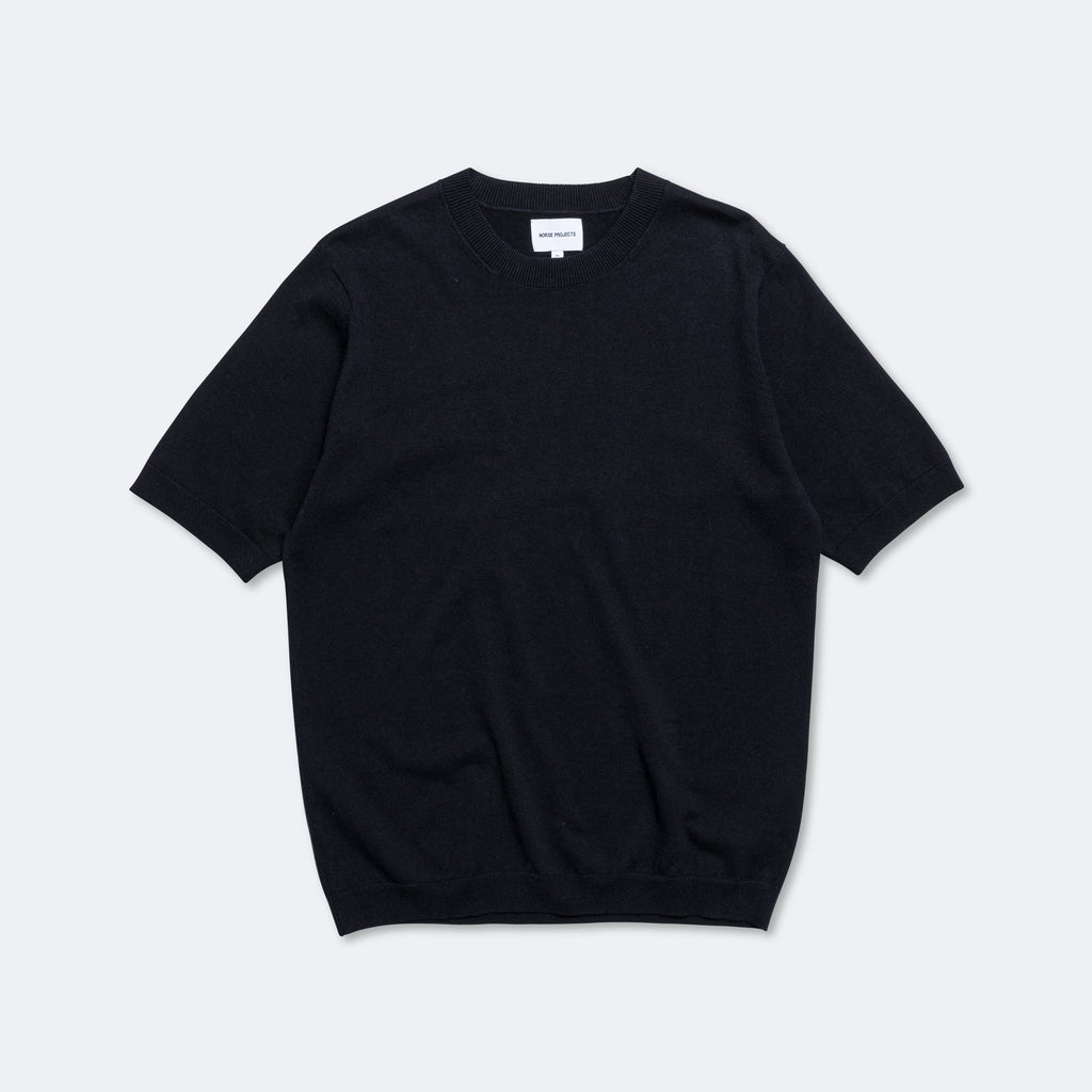 Rhys Cotton Linen T-Shirt - Dark Navy