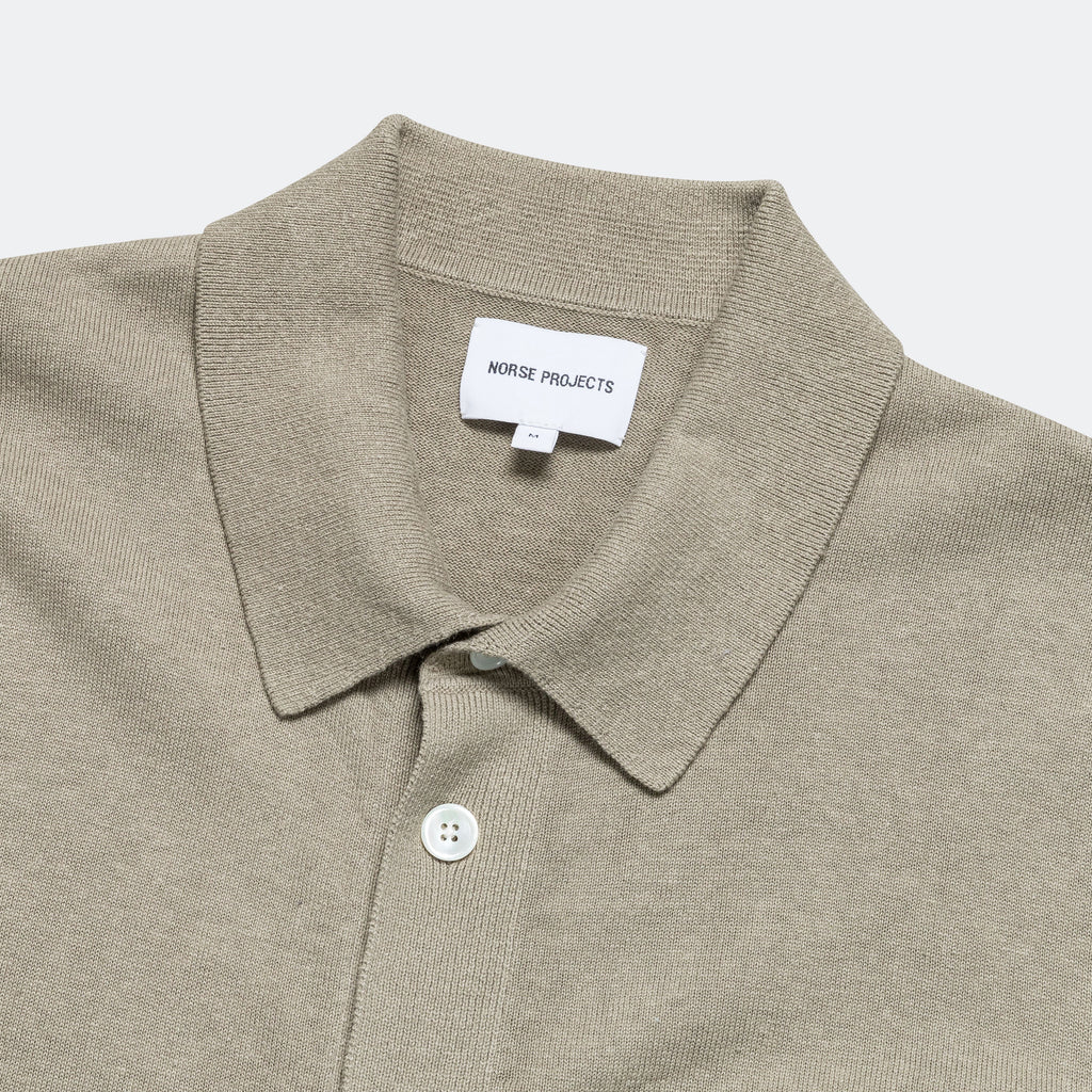 Rollo Cotton Linen SS Shirt - Clay