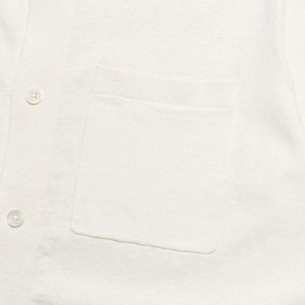 Rollo Cotton Linen SS Shirt - Kit White