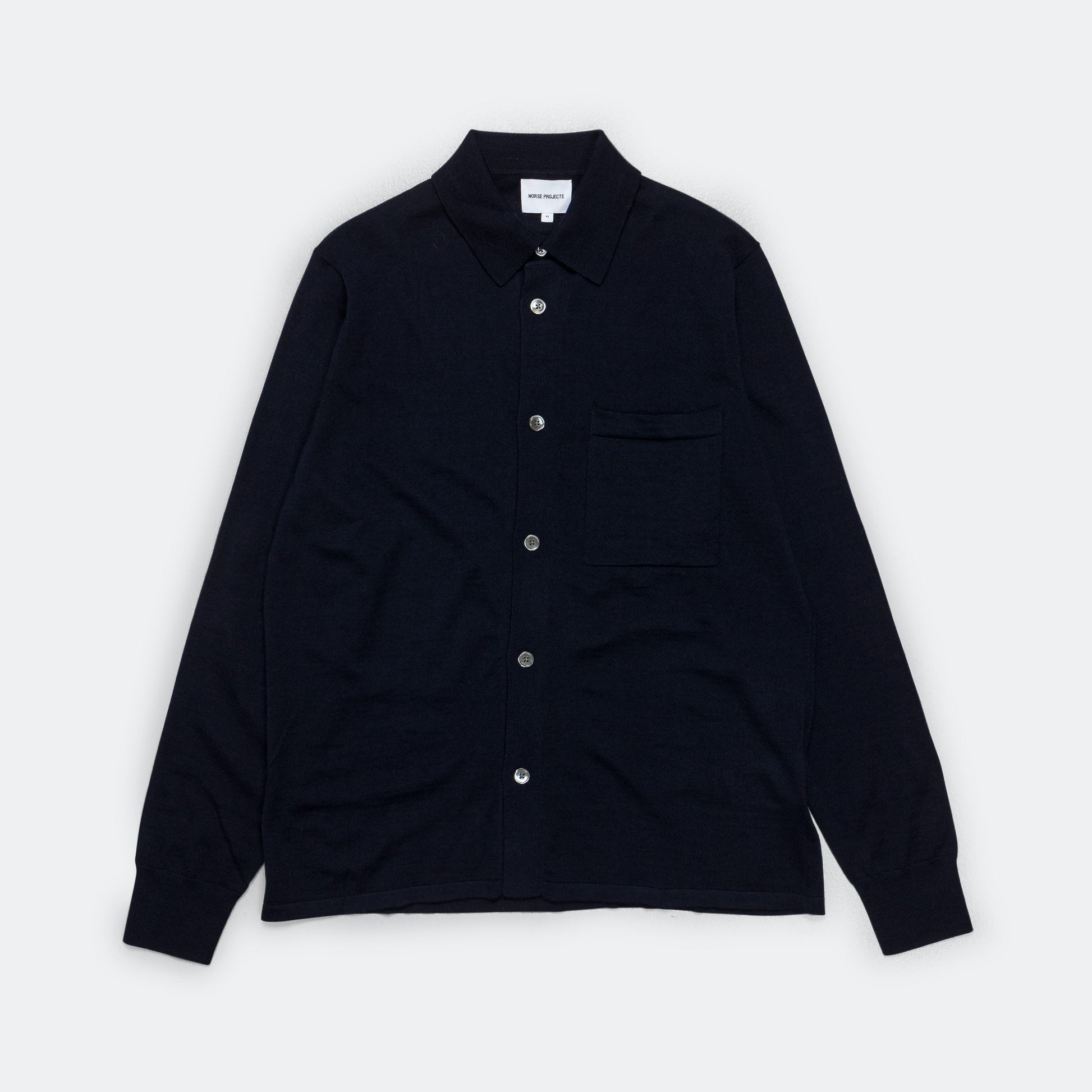 Rollo Tech Merino Shirt - Dark Navy