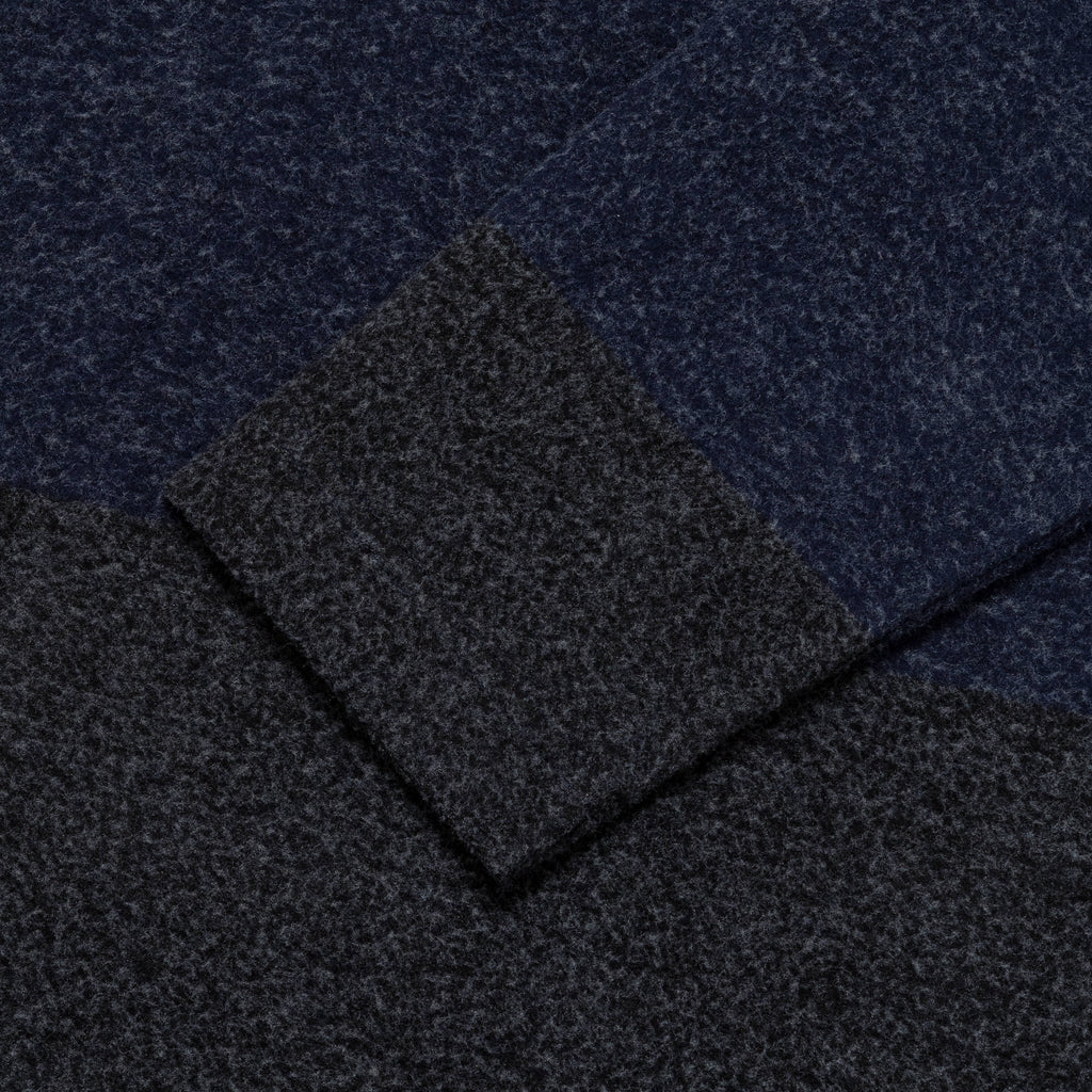 Ruben Brushed Jersey Rugby LS Polo - Navy