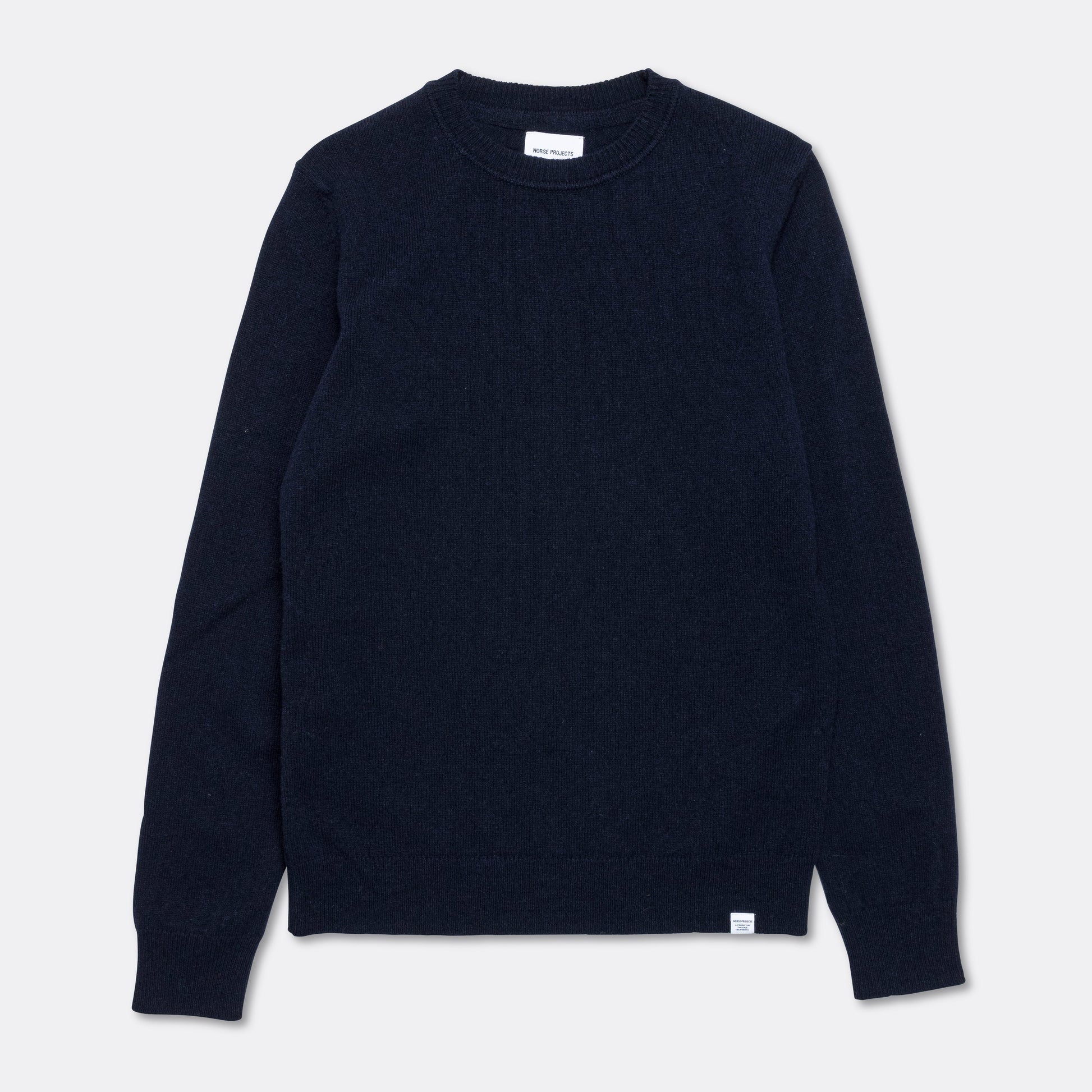 Sigfred Lambswool Sweater - Dark Navy