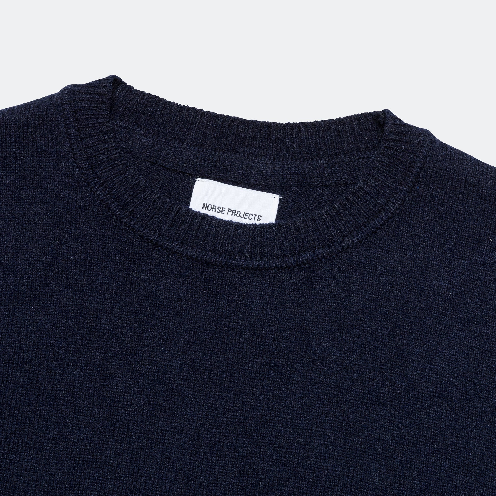 Sigfred Lambswool Sweater - Dark Navy
