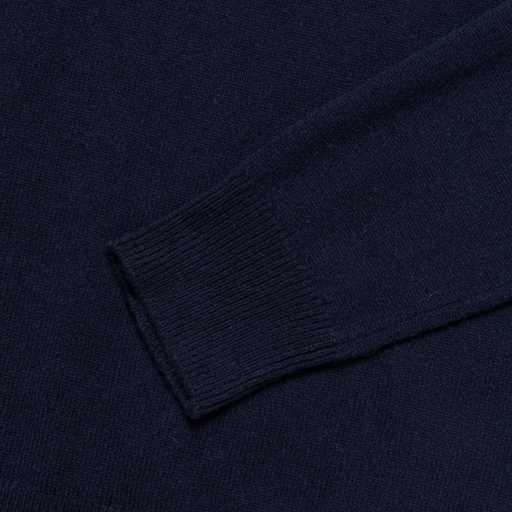 Sigfred Lambswool Sweater - Dark Navy