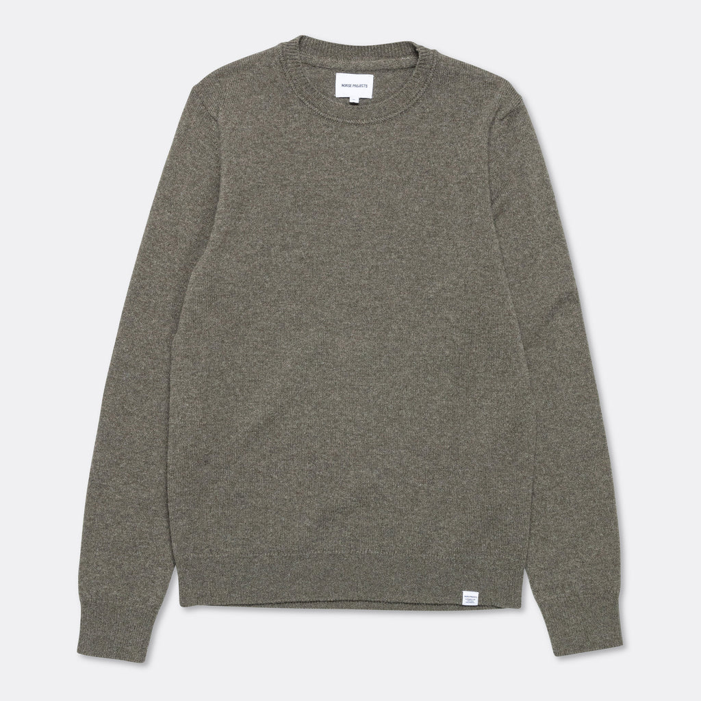 Sigfred Lambswool Sweater - Ivy Green