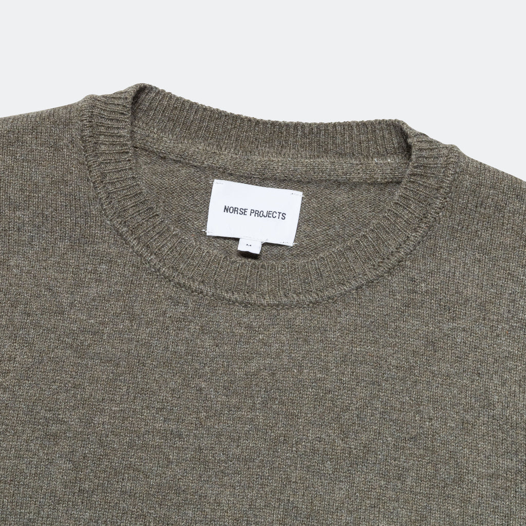 Sigfred Lambswool Sweater - Ivy Green