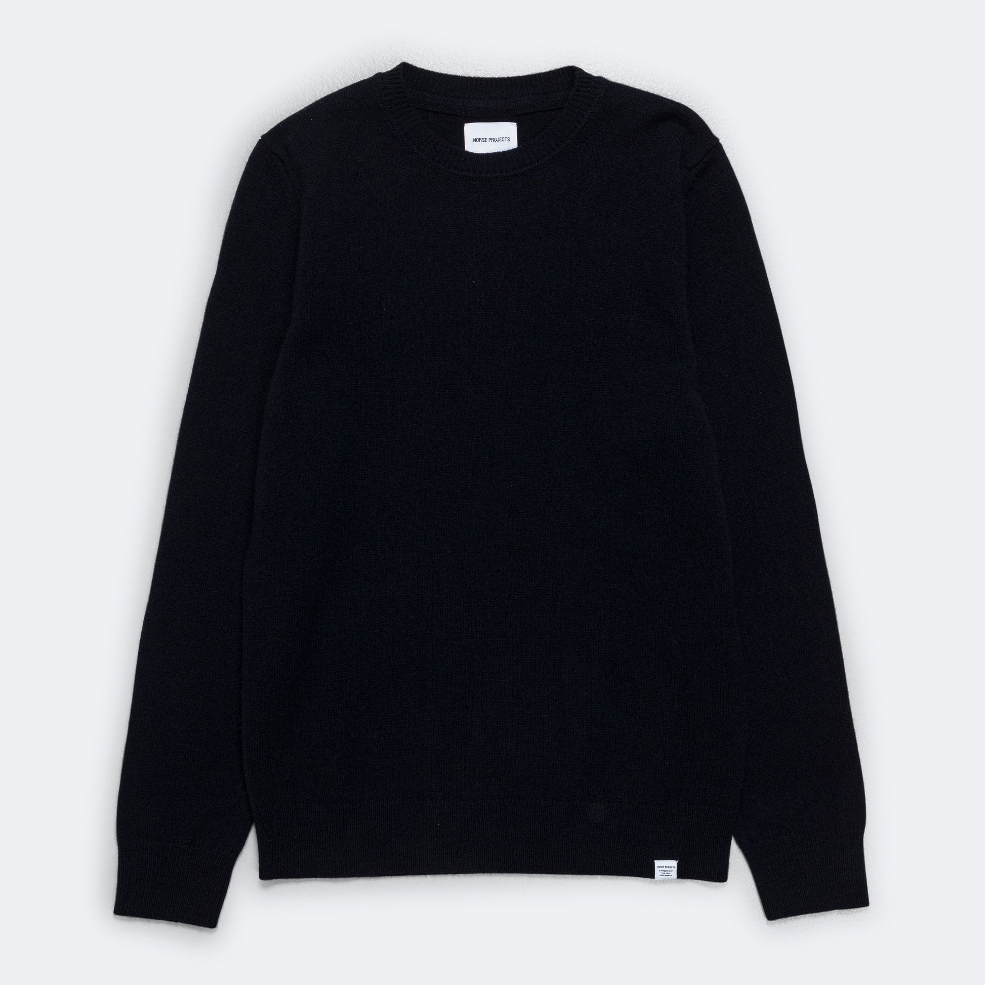 Sigfred Merino Lambswool Sweater - Dark Navy