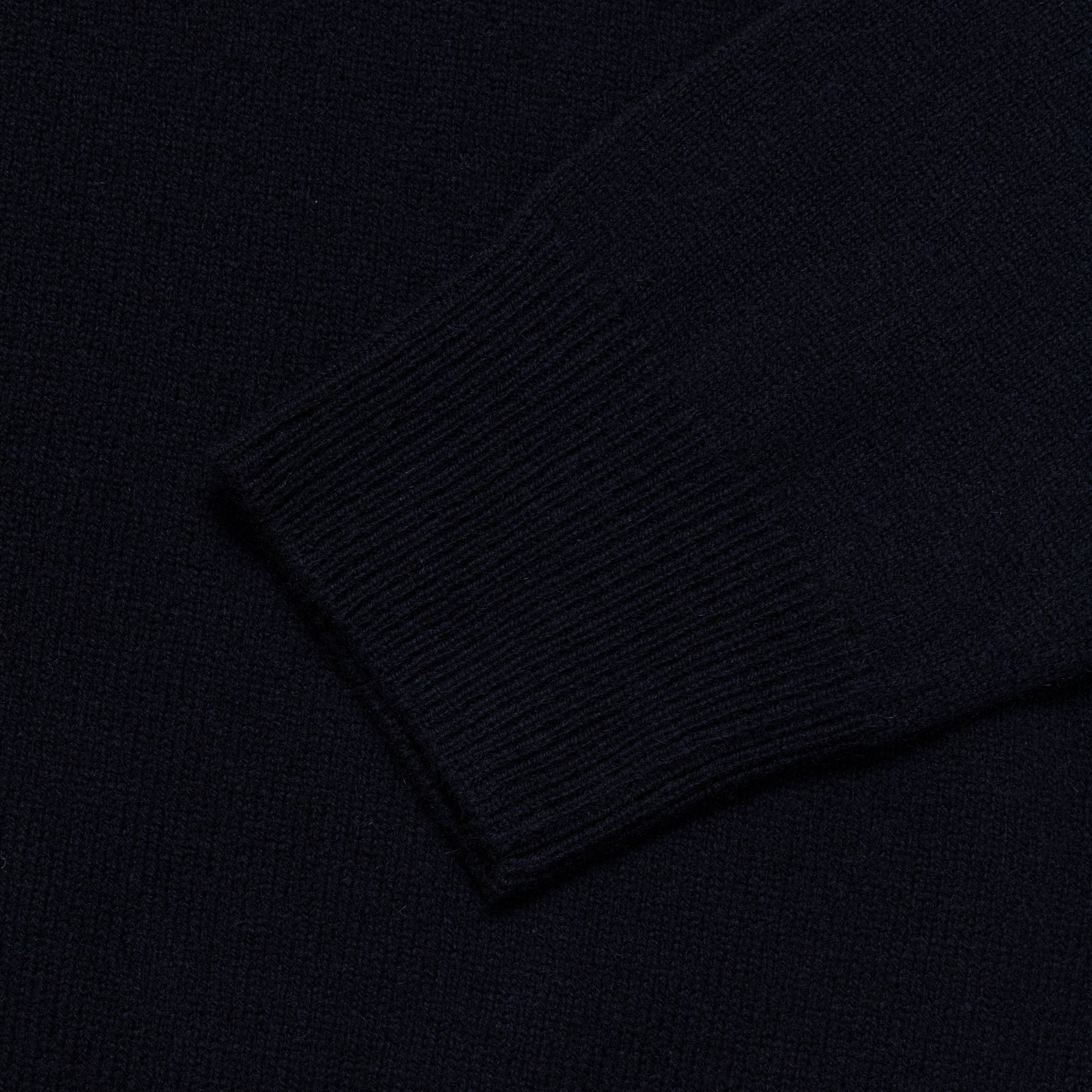 Sigfred Merino Lambswool Sweater - Dark Navy