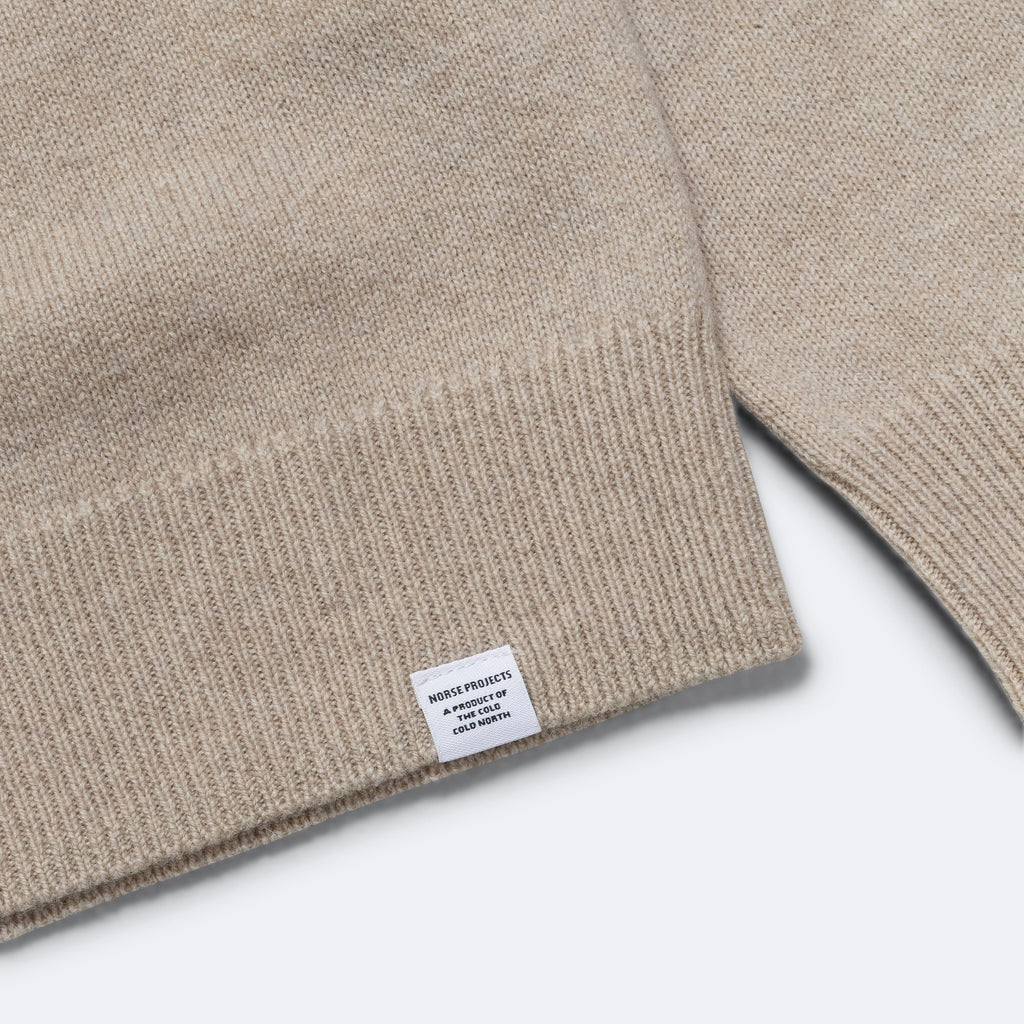 Sigfred Merino Lambswool Sweater - Oatmeal