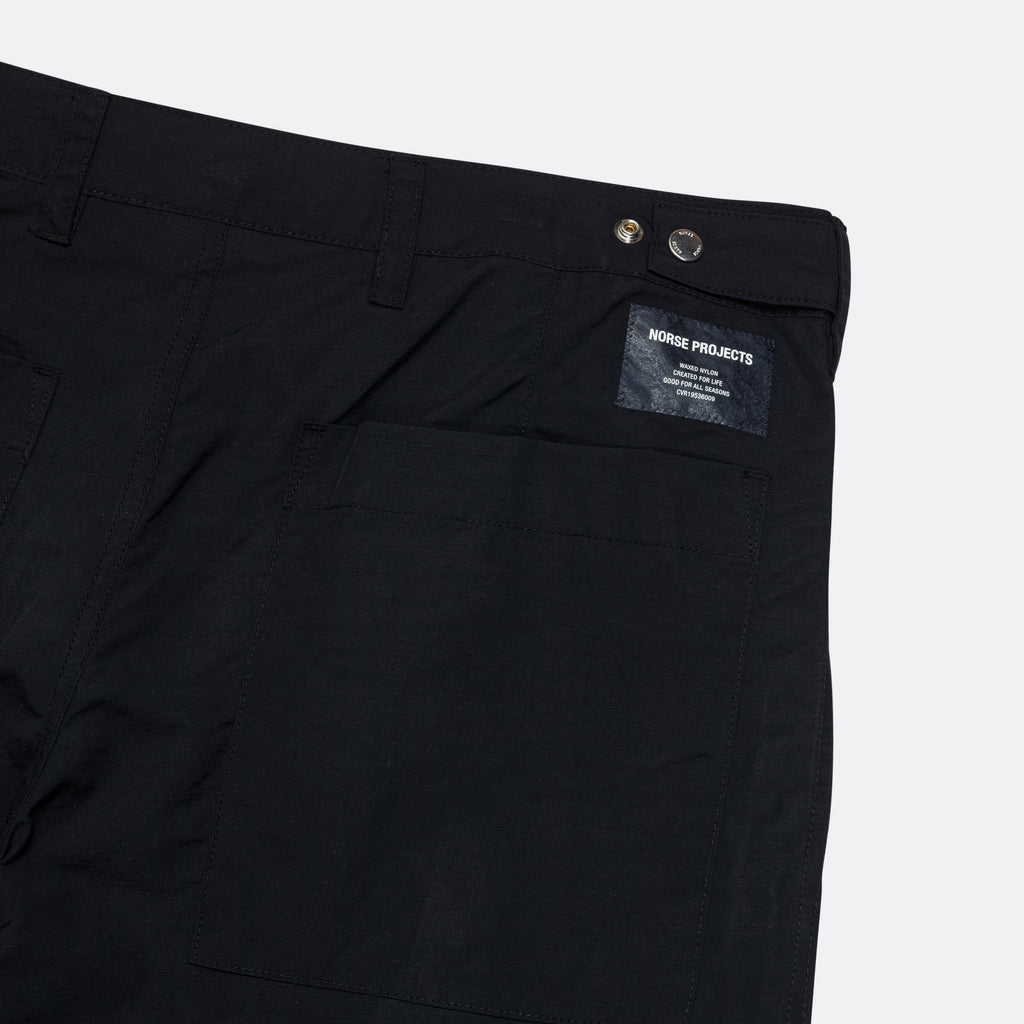 Sigur Relaxed Waxed Nylon Fatigue - Dark Navy