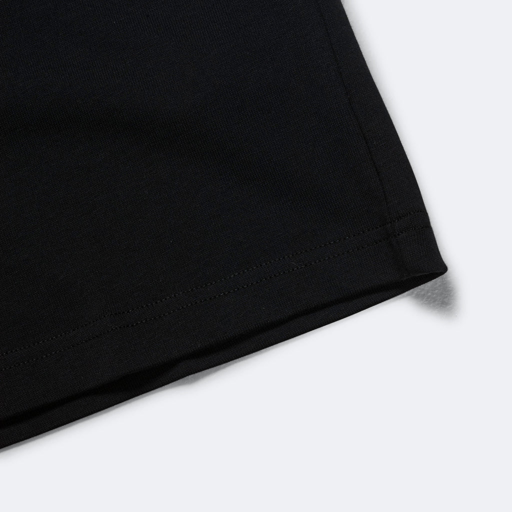 Simon Loose Organic Heavy Jersey N Logo T-Shirt - Black