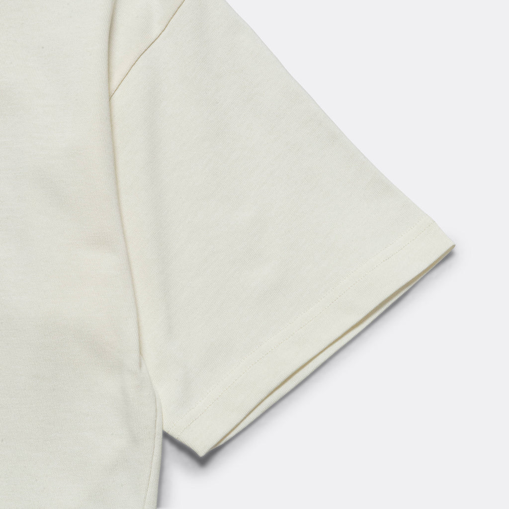 Simon Loose Organic Heavy Jersey N Logo T-Shirt - Ecru