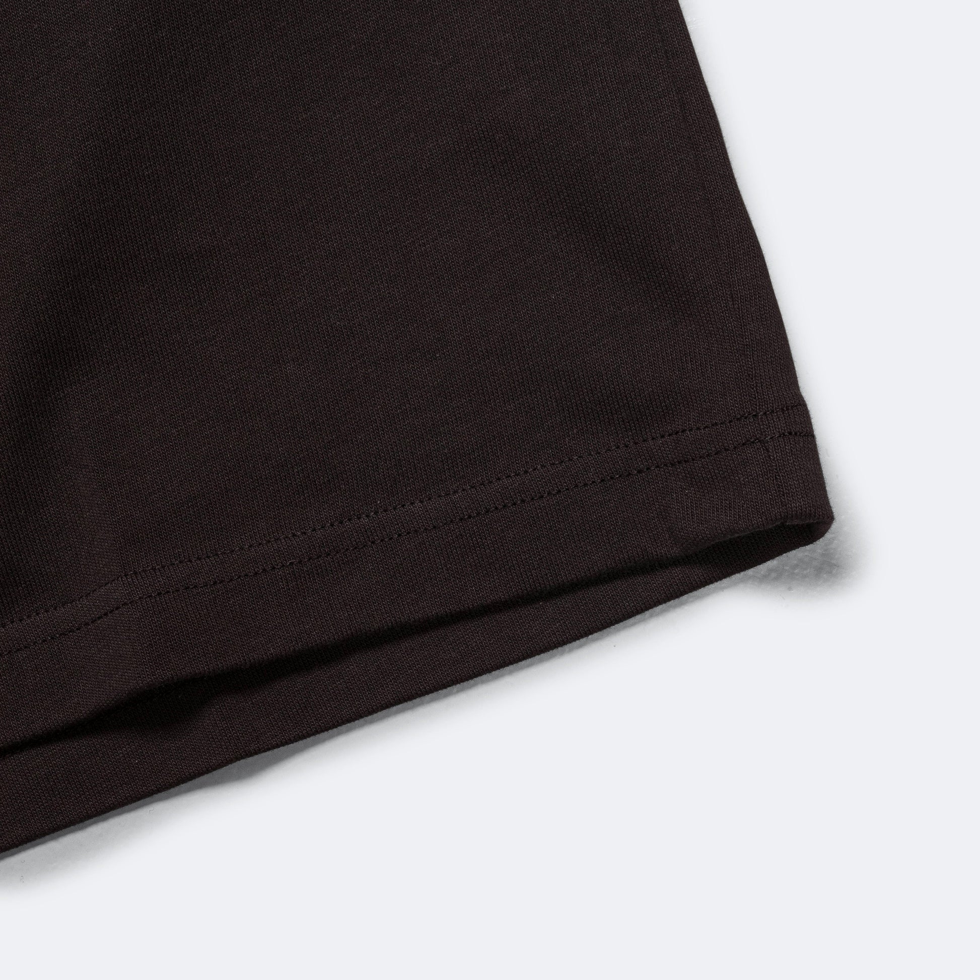 Simon Loose Organic Heavy Jersey N Logo T-Shirt - Espresso