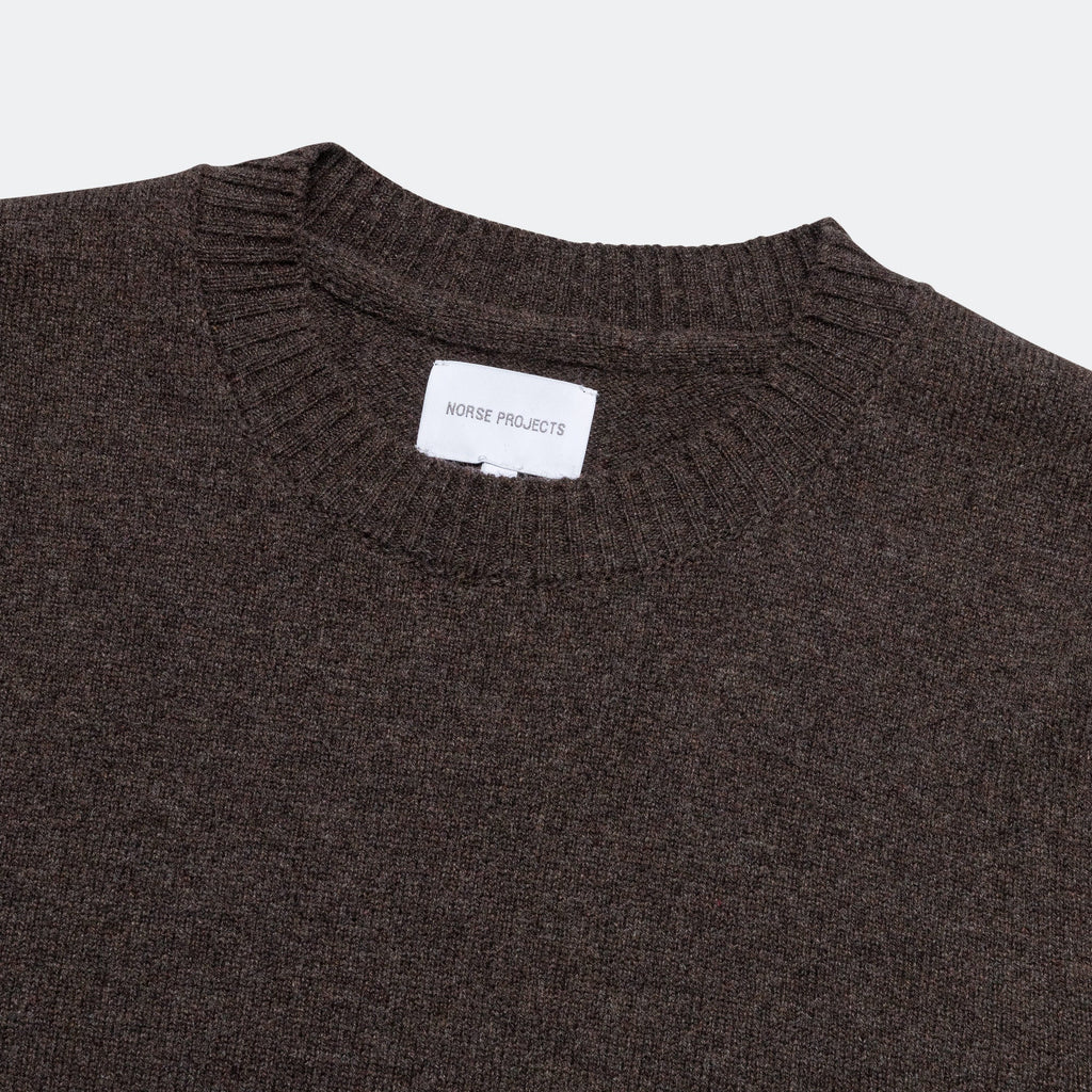 Standard Merino Lambswool Sweater - Heathland Brown