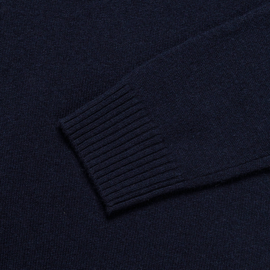 Standard Merino Lambswool Polo - Dark Navy
