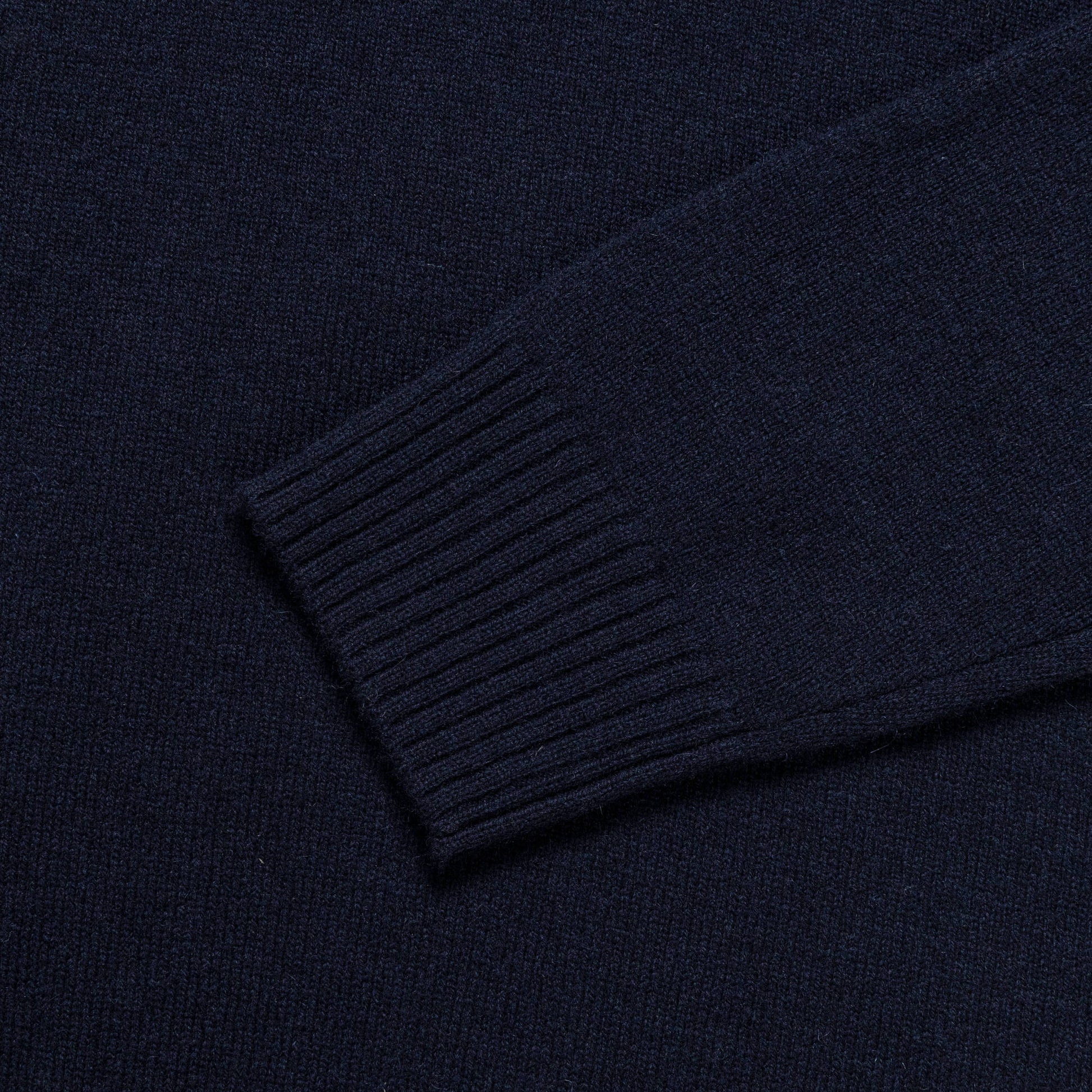 Standard Merino Lambswool Polo - Dark Navy