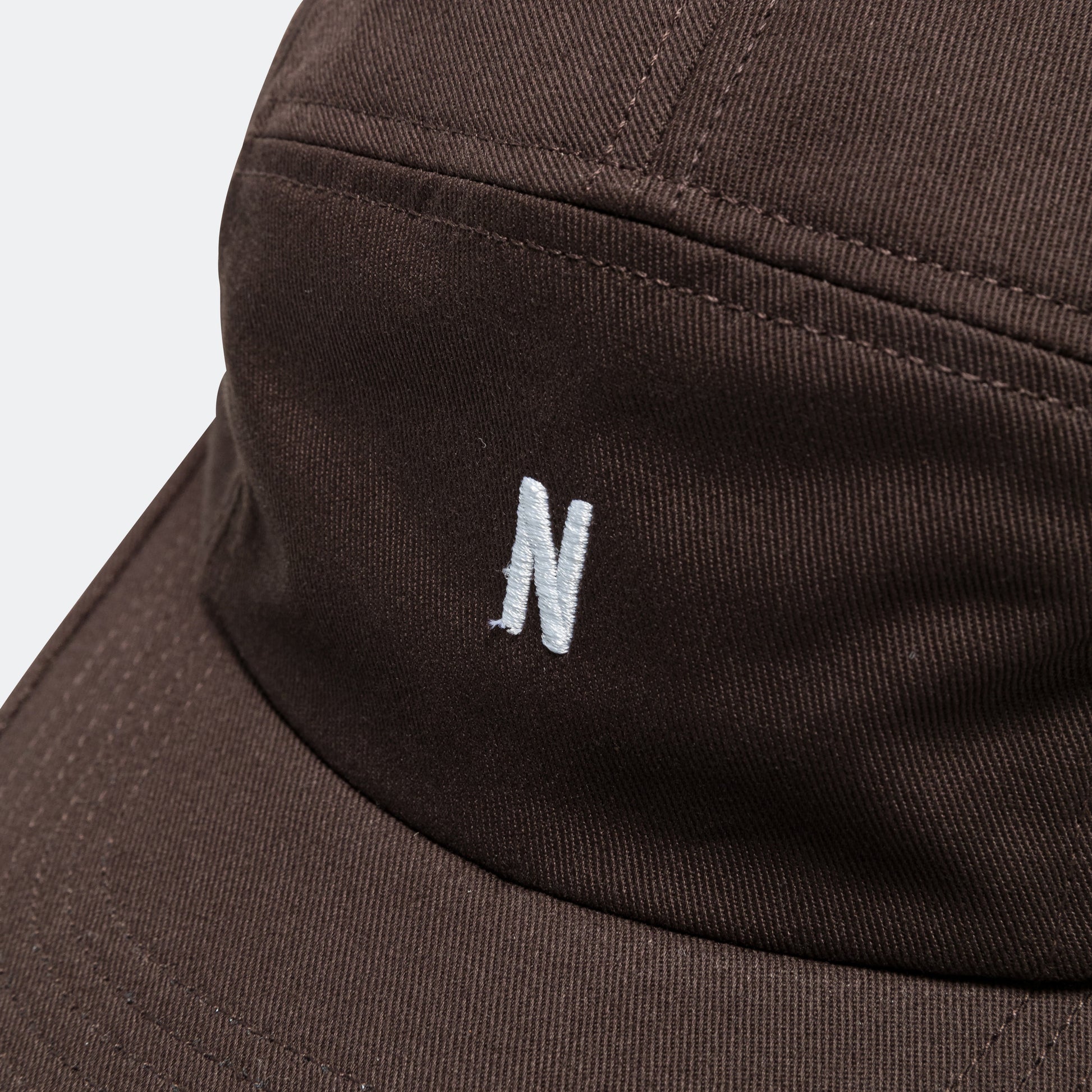 Twill 5 Panel Cap - Espresso