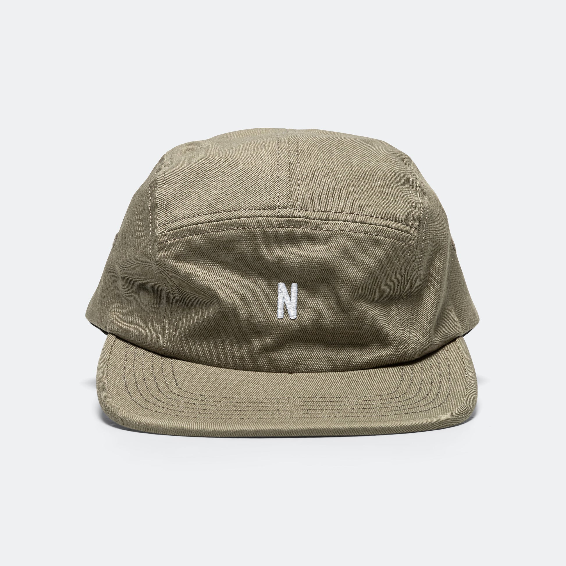 Twill 5 Panel Cap - Sediment Green