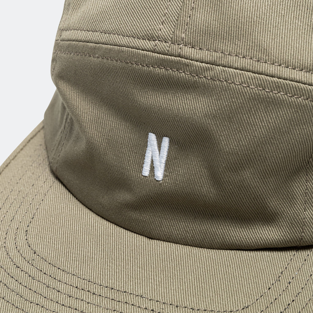 Twill 5 Panel Cap - Sediment Green