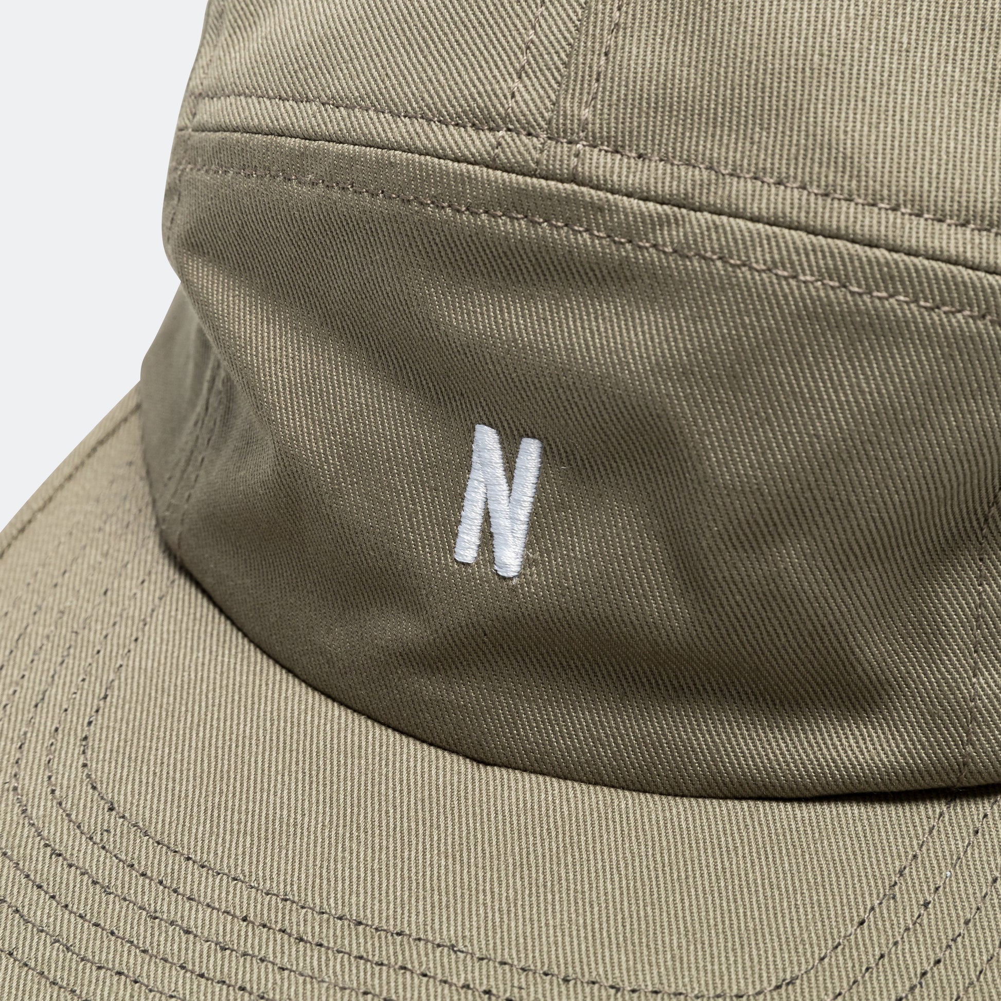 Twill 5 Panel Cap - Sediment Green