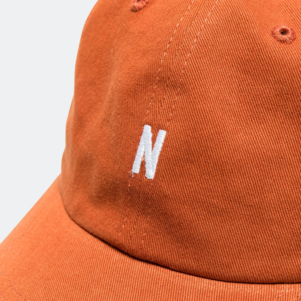 Twill Sports Cap - Burnt Ocher
