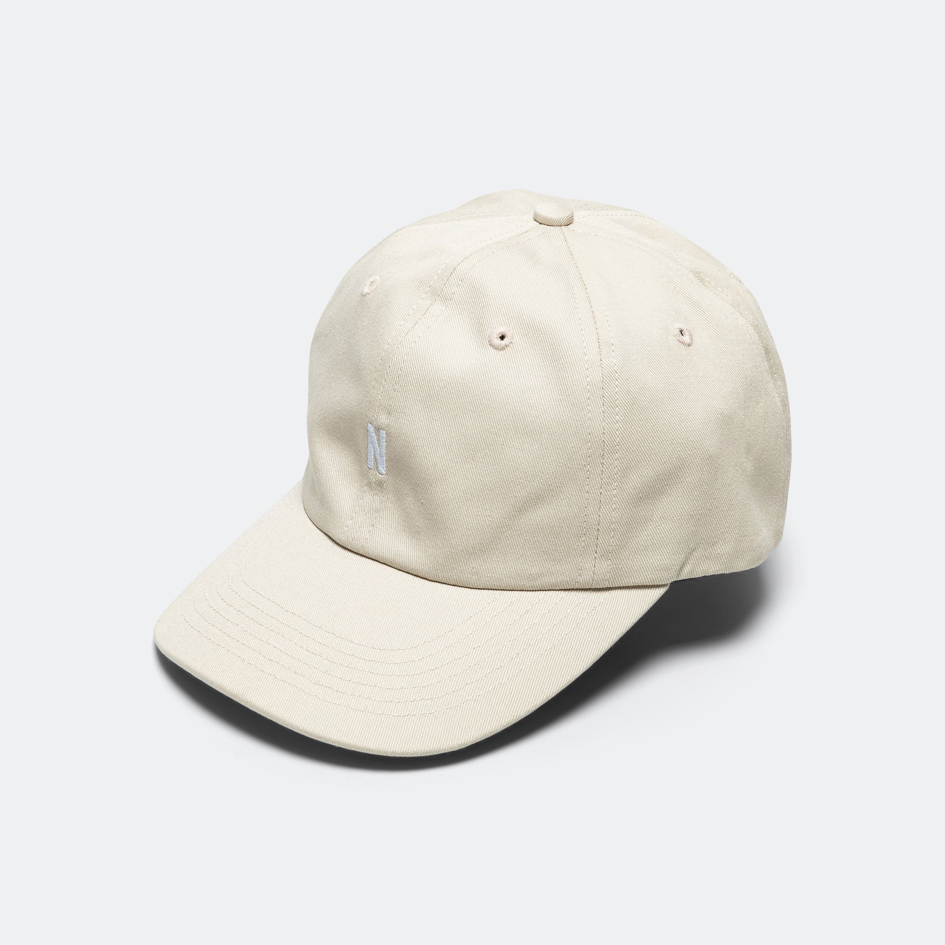 Twill Sports Cap - Marble White
