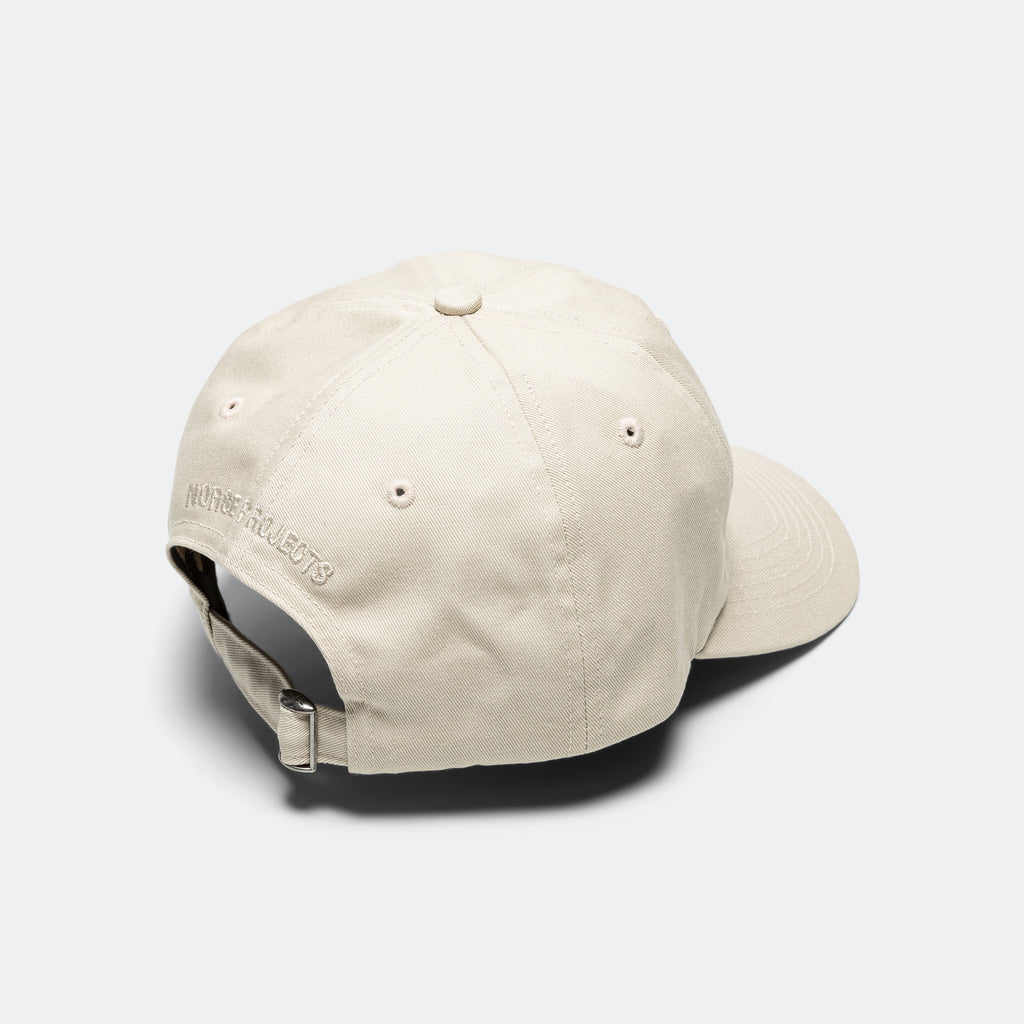 Twill Sports Cap - Marble White