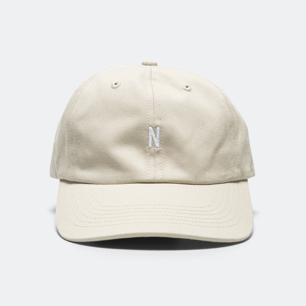 Twill Sports Cap - Marble White