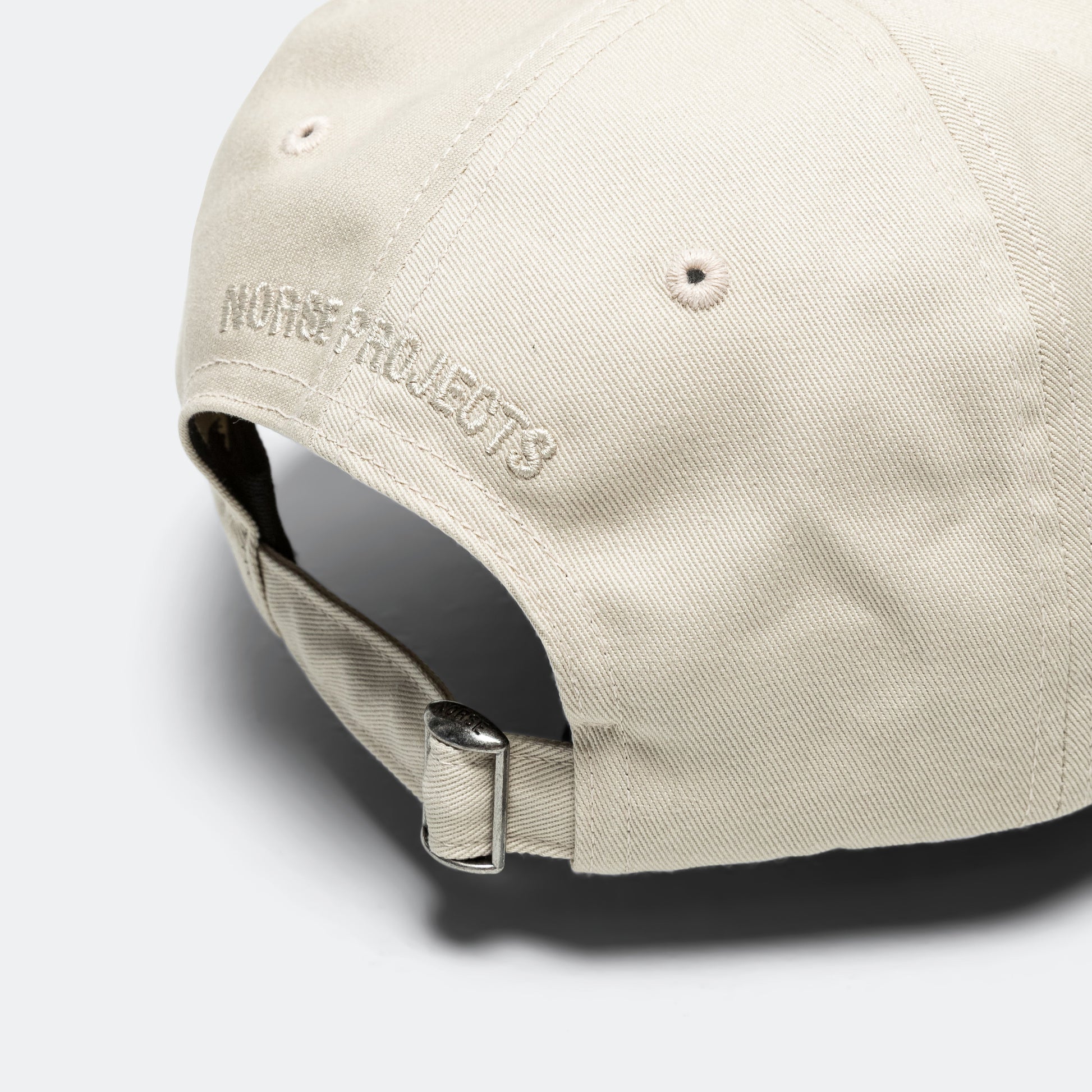 Twill Sports Cap - Marble White