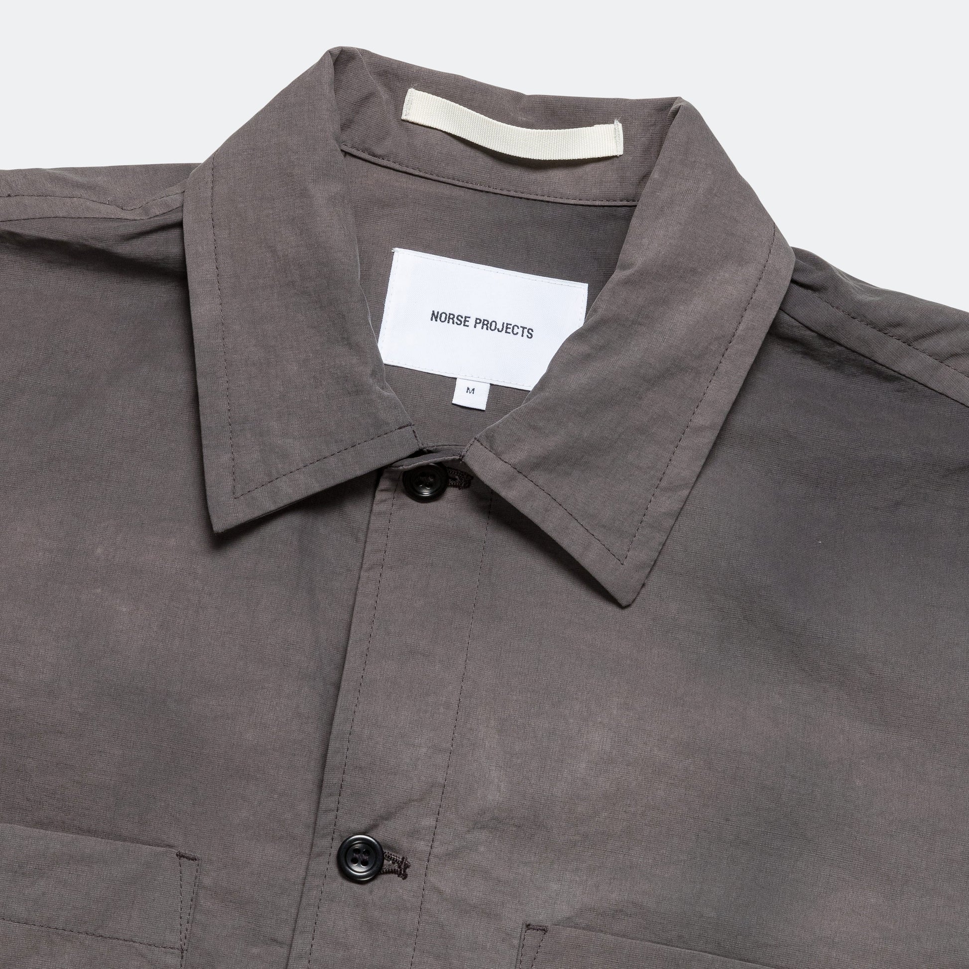 Ulrik Wave Dye Overshirt - Black