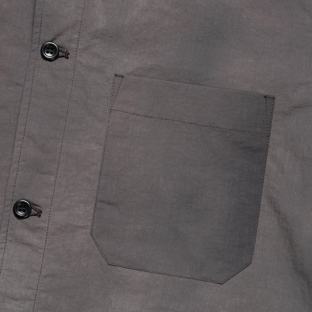 Ulrik Wave Dye Overshirt - Black