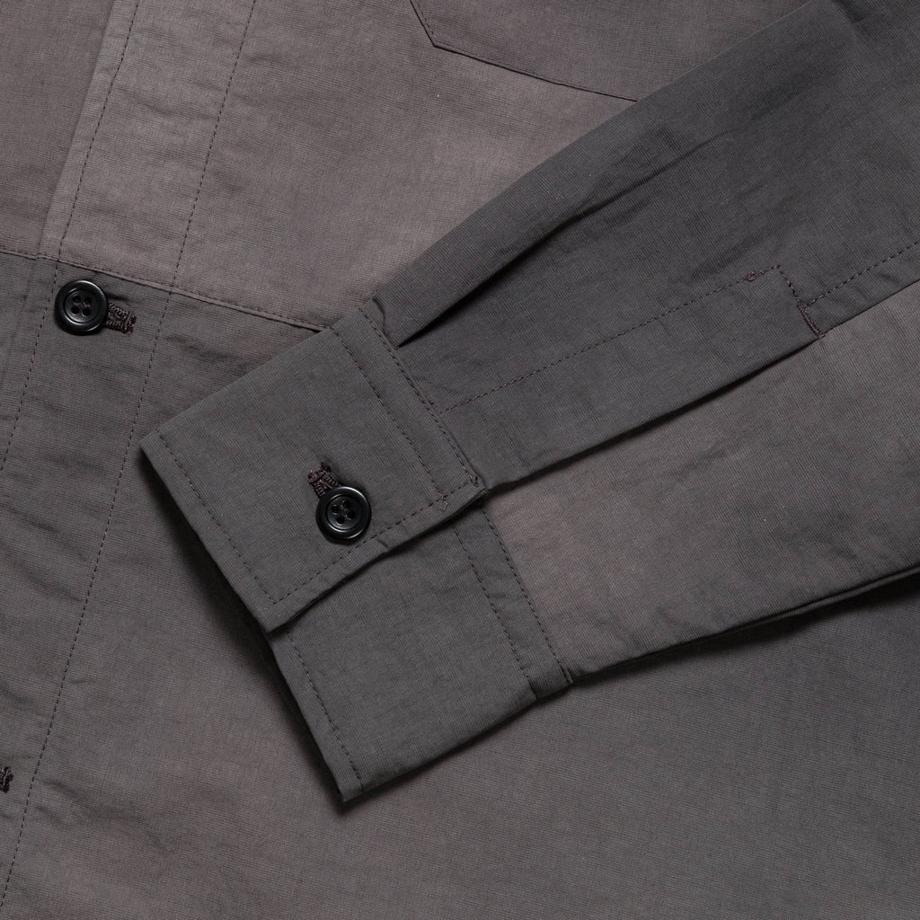 Ulrik Wave Dye Overshirt - Black