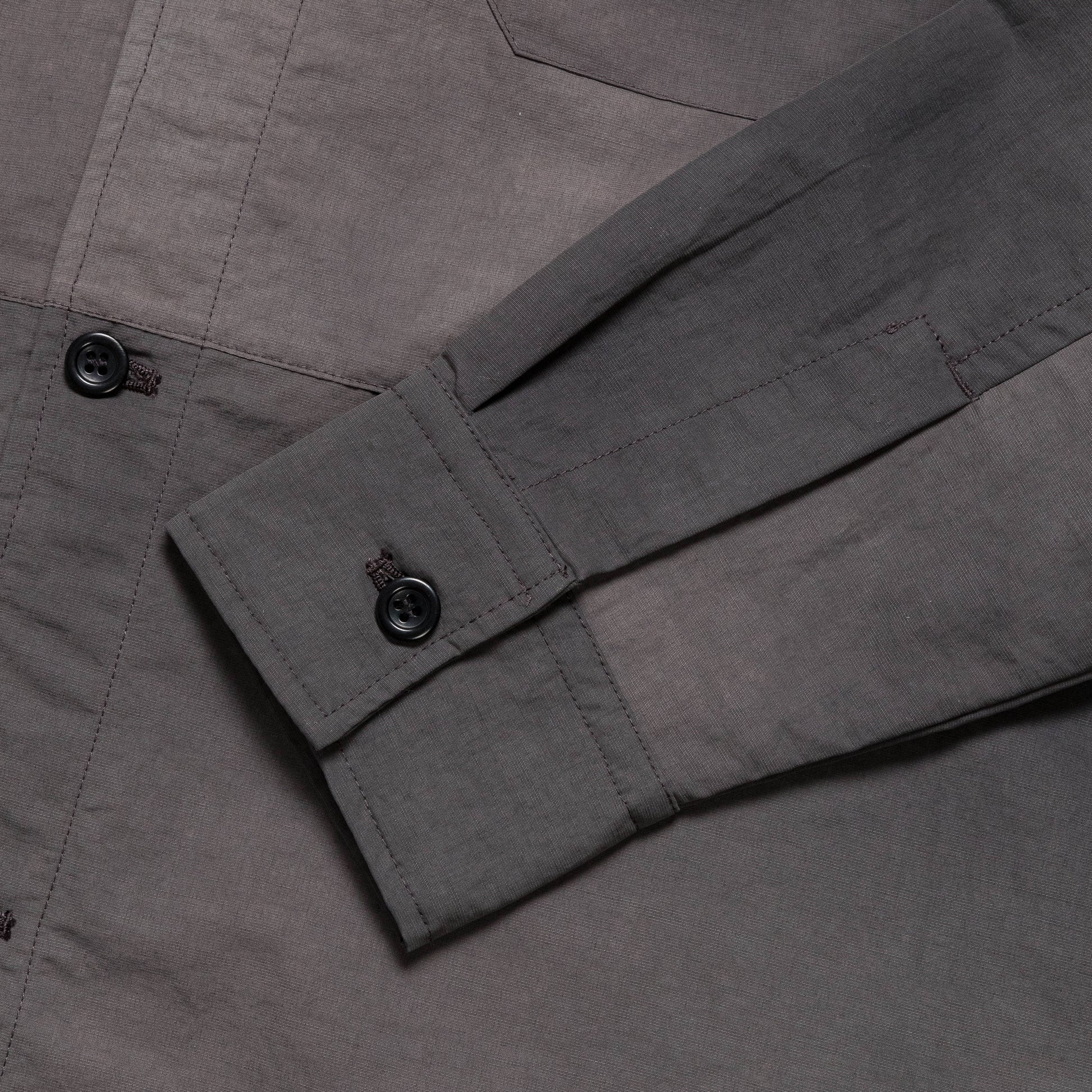 Ulrik Wave Dye Overshirt - Black