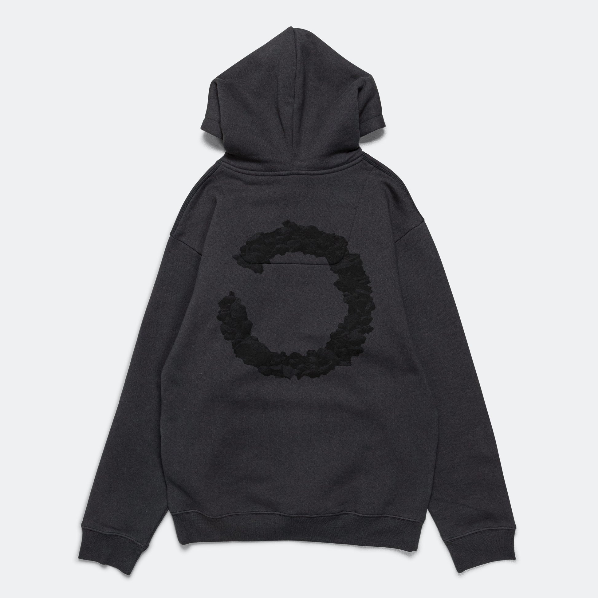 Boulder Print Hoodie - Anthracite