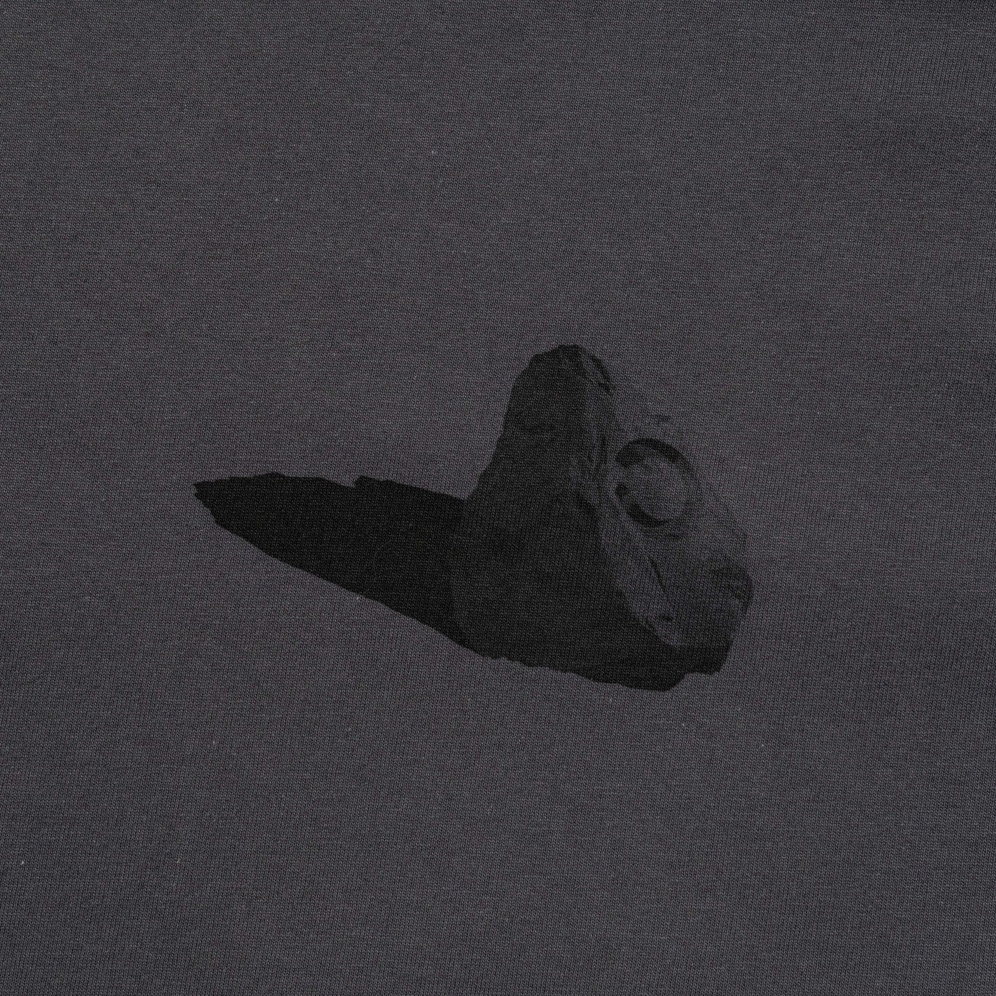 Boulder Print SS T-Shirt - Anthracite