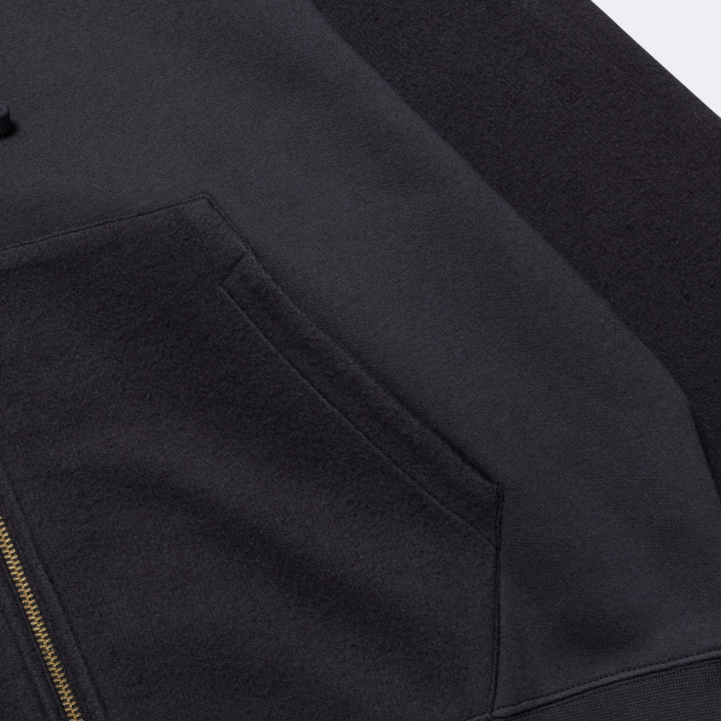 Thought Bubble Panelled Hoodie - Anthracite