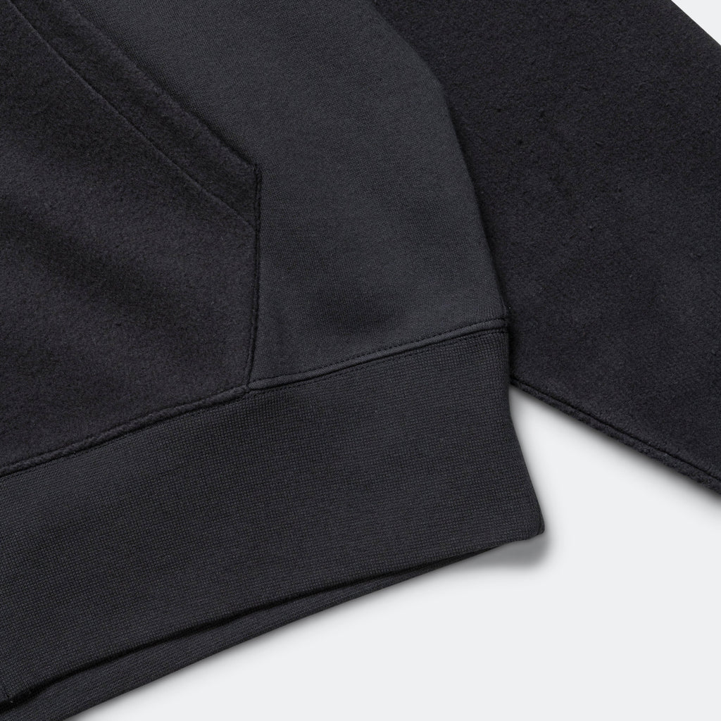 Thought Bubble Panelled Hoodie - Anthracite