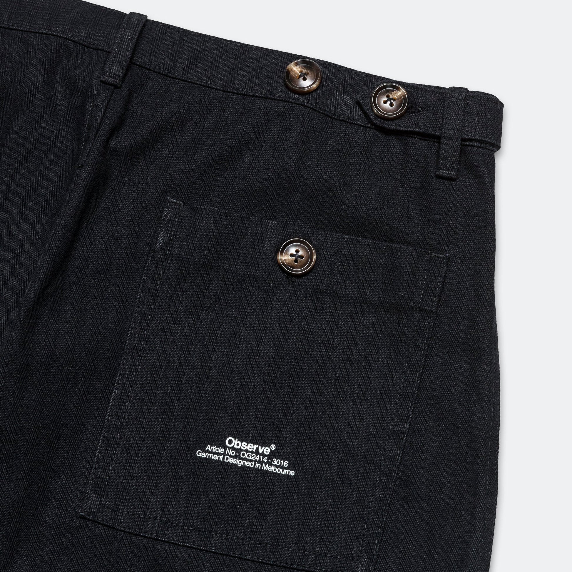 Fatigue Pant - Black