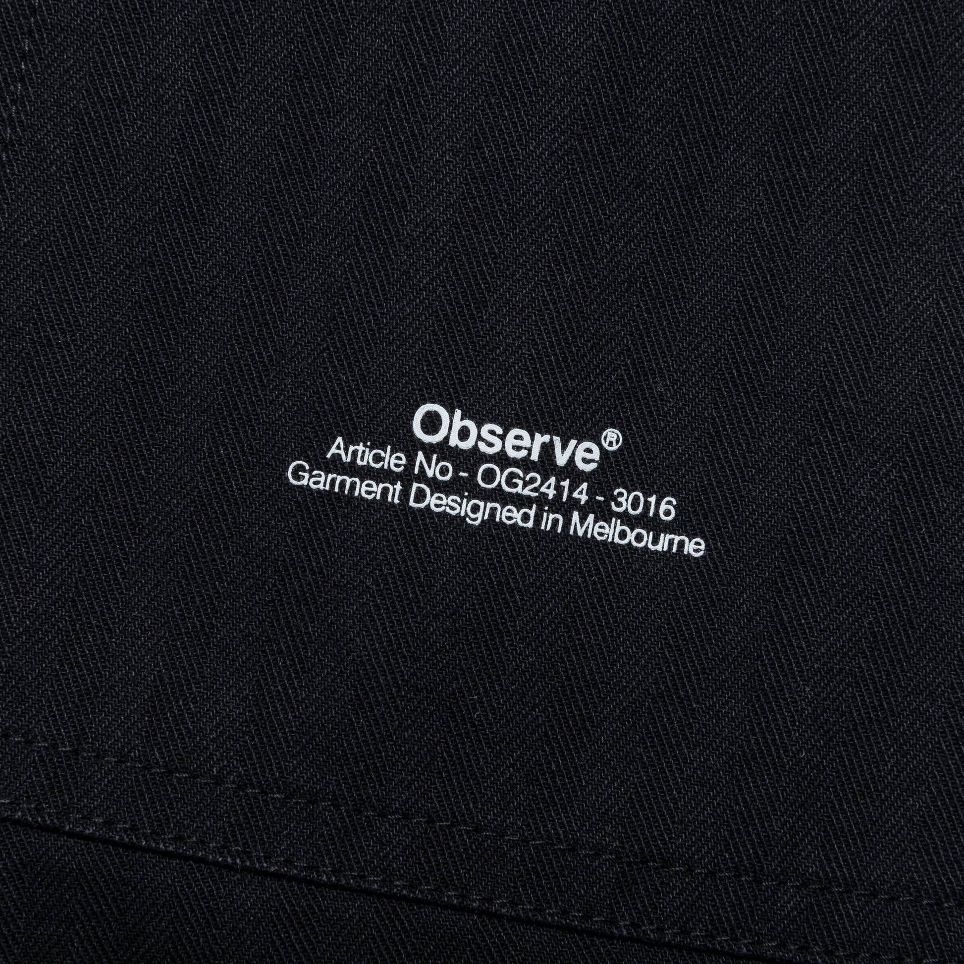 Fatigue Pant - Black