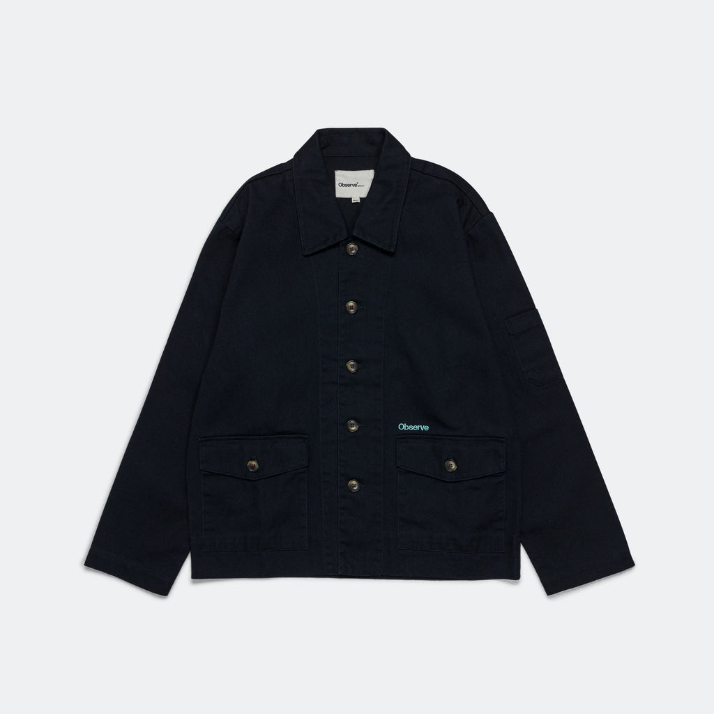 Twill Work Jacket - Navy