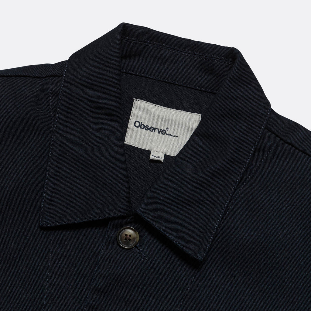 Twill Work Jacket - Navy