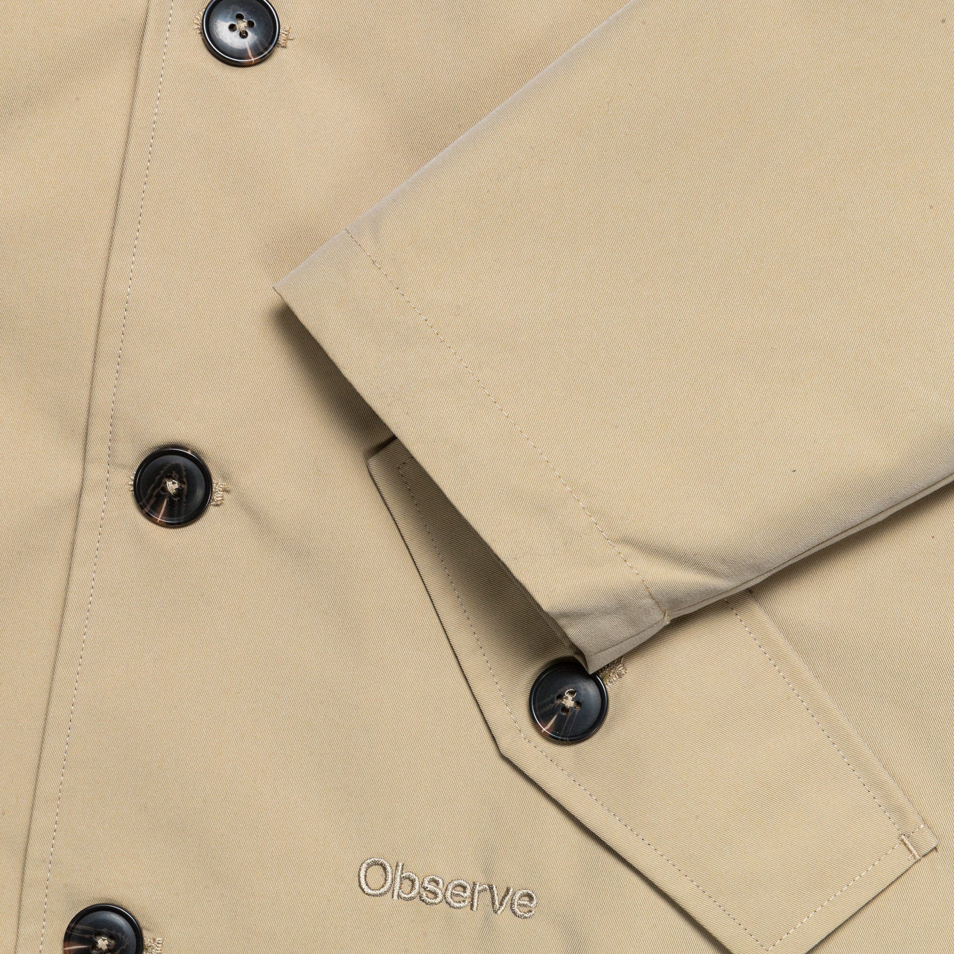 Long Mac Coat - Beige