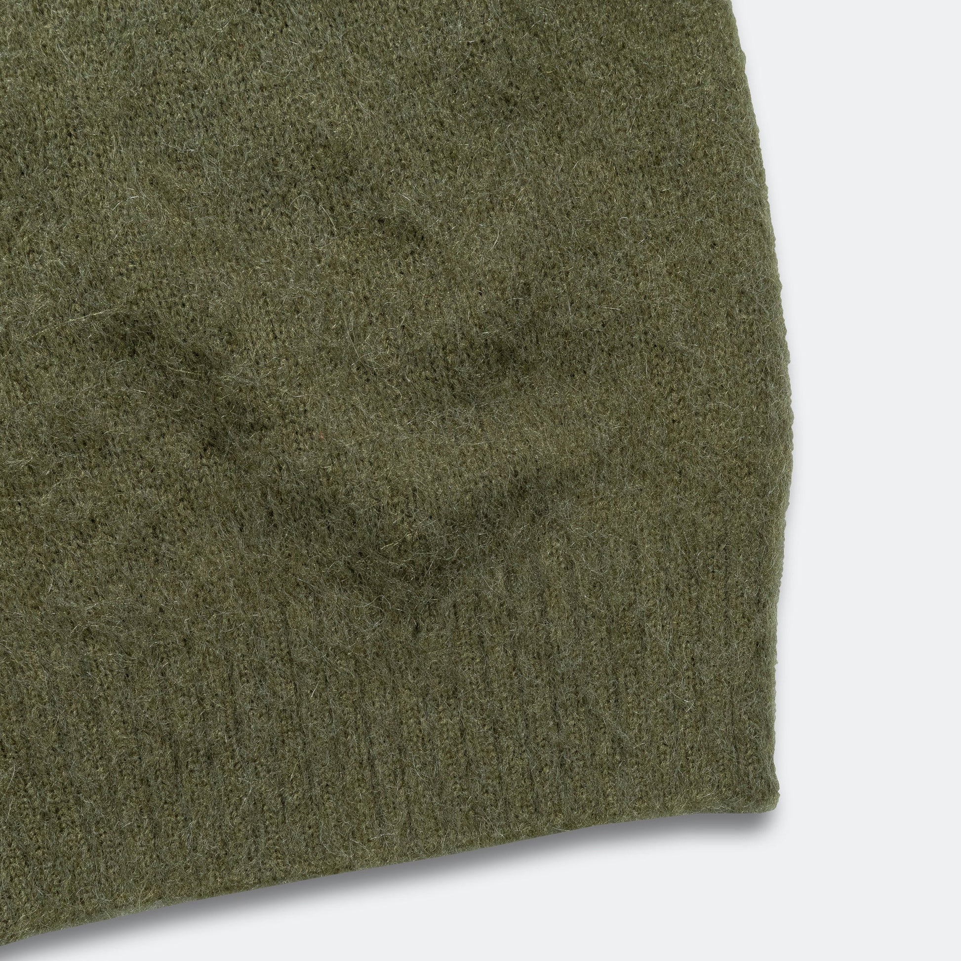 Mohair Collared Button Up - Forest