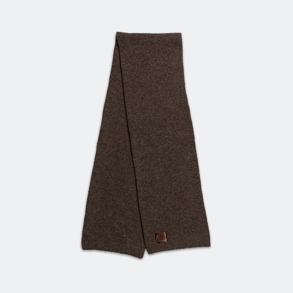 Mohair Logo Scarf - Olive