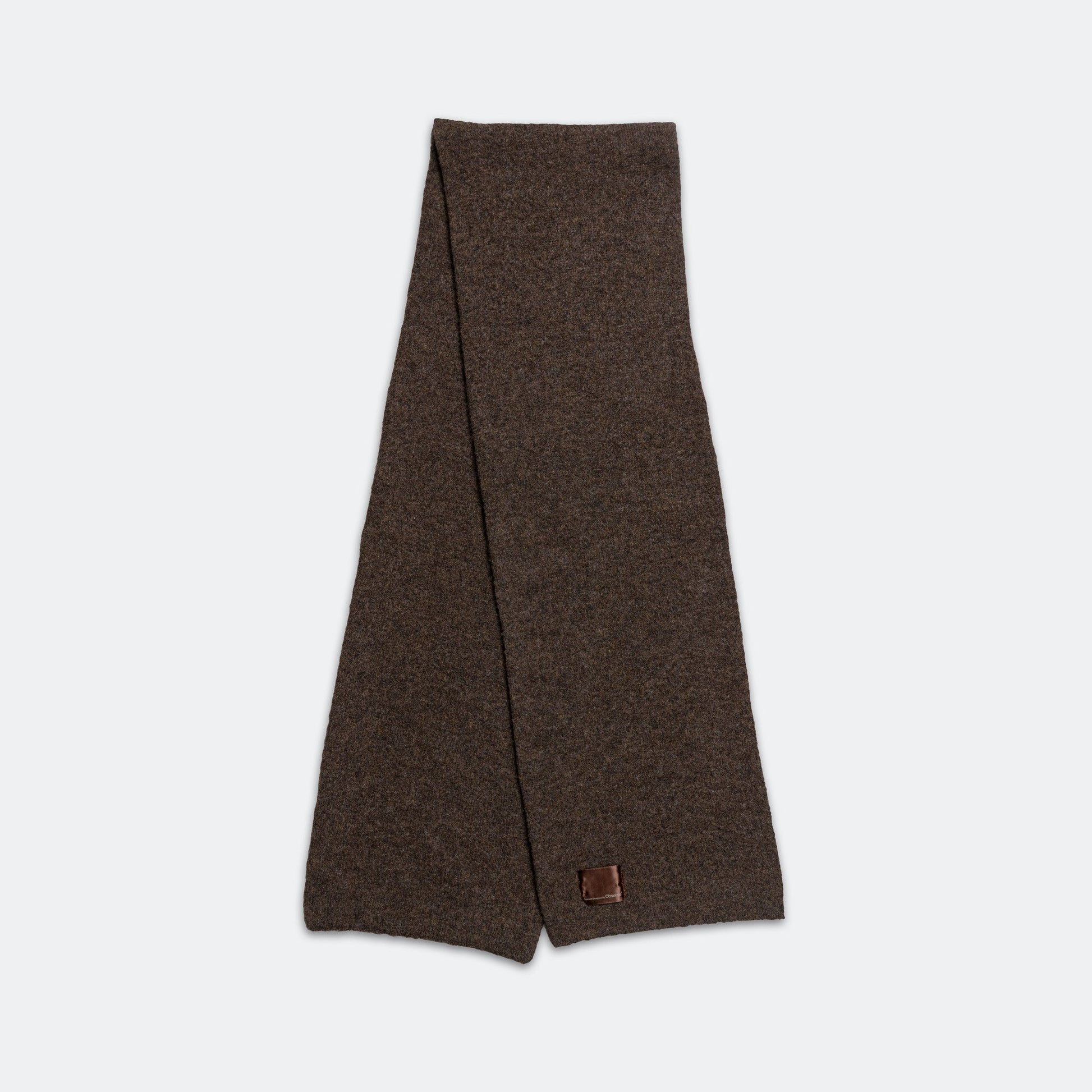 Mohair Logo Scarf - Olive